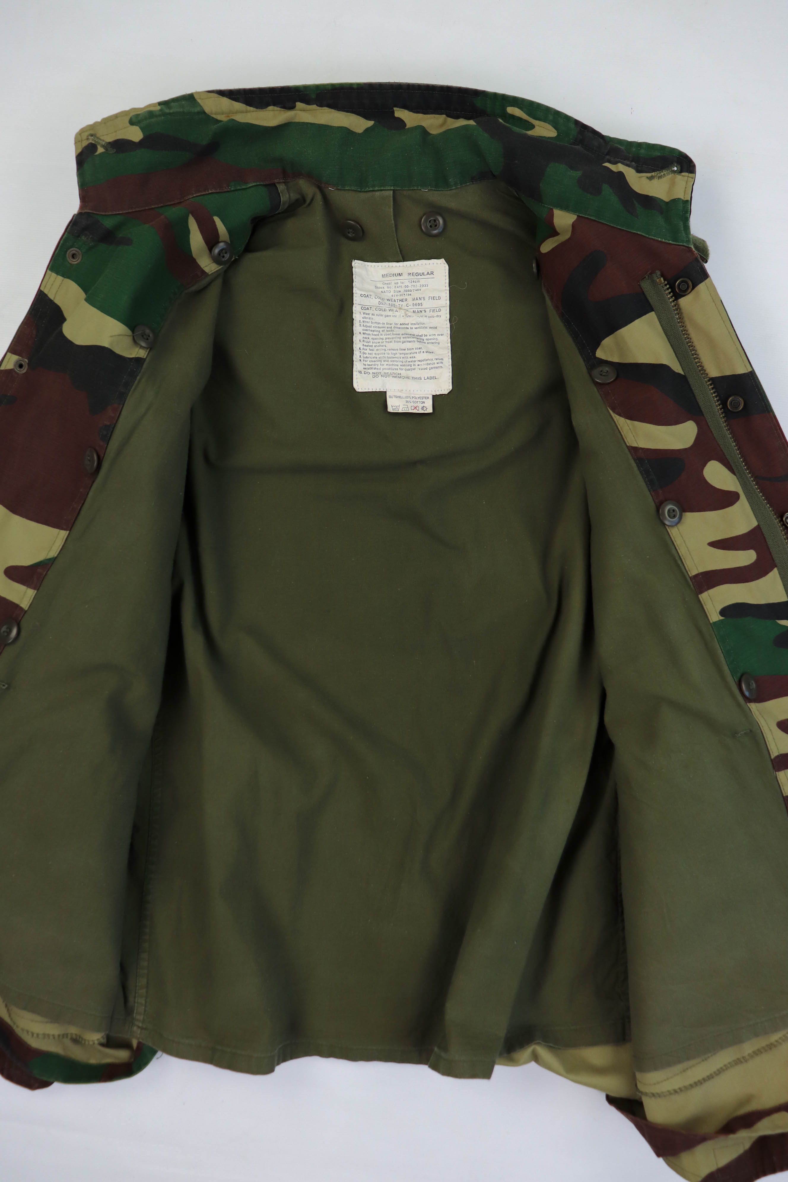 Other Vintage 70s Reproduction? 1976 Camo Field Jacket Size US M / EU 48-50 / 2 - 12 Thumbnail