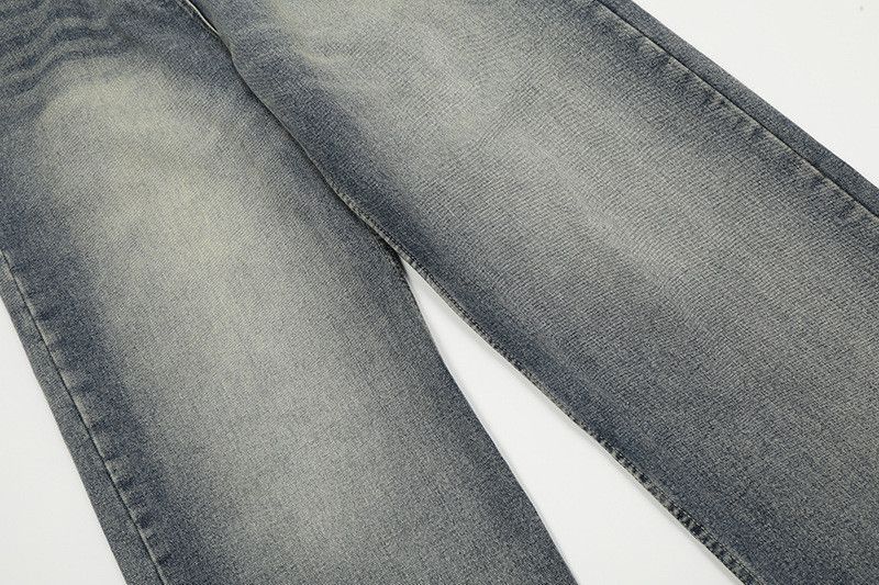 Japanese Brand American retro cleanfit belted wide-leg jeans for men Size US 32 / EU 48 - 4 Thumbnail