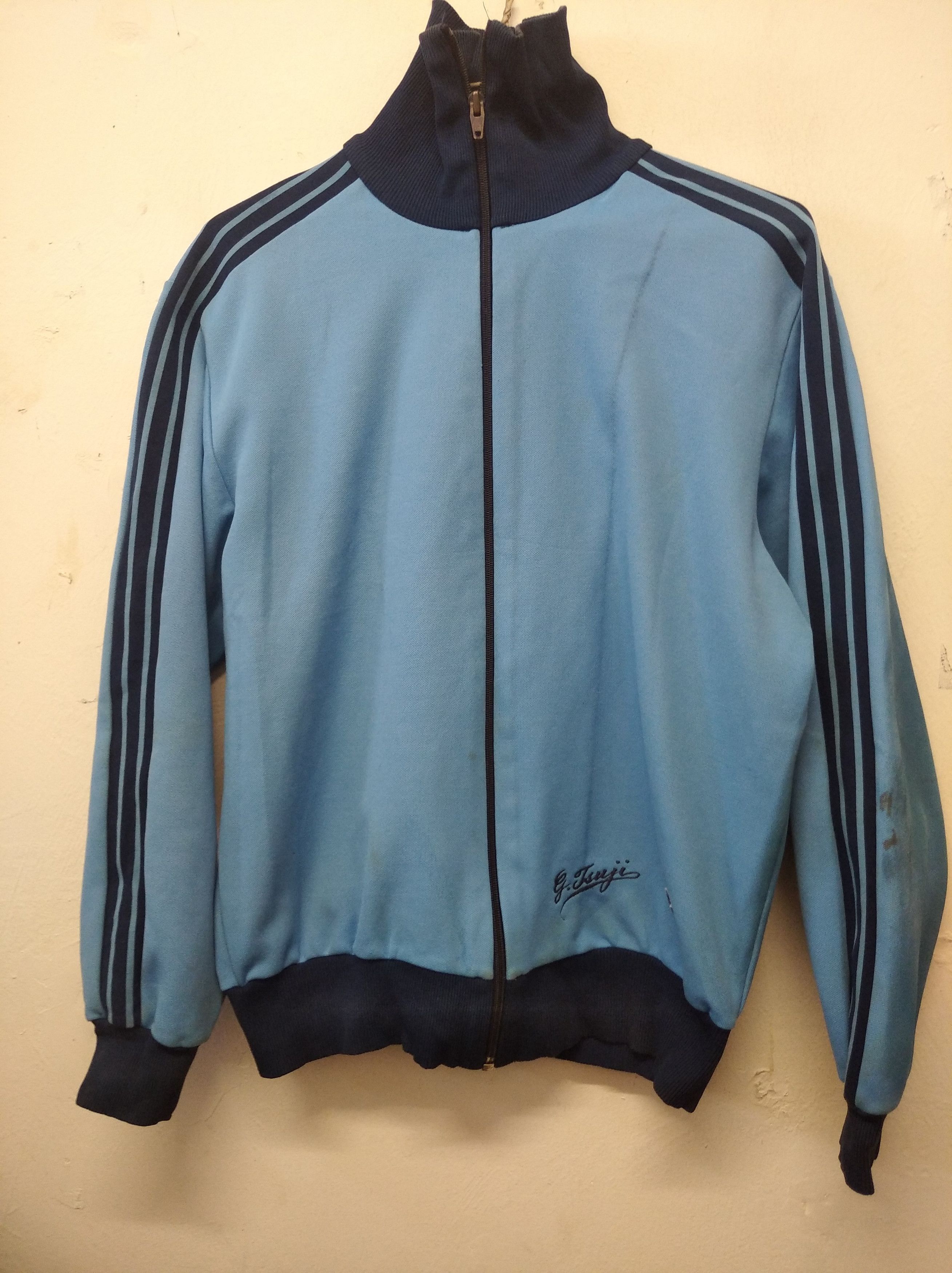 Adidas × Japanese Brand × Vintage VINTAGE 80s ADIDAS ZIPPER UP TRACK TOP JAPAN DECENTE Size US M / EU 48-50 / 2 - 1 Thumbnail