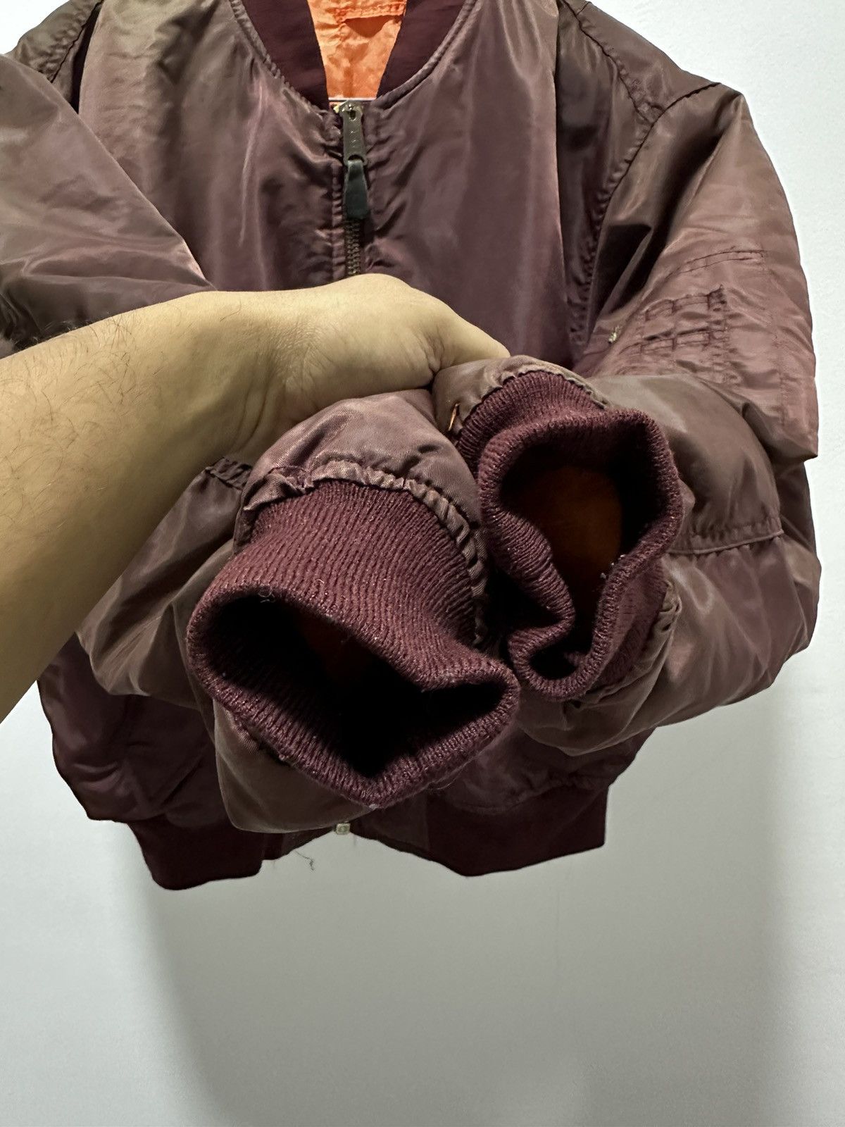 Alpha Industries Vintage Alpha Industries Ma-1 Flight Jacket Design Size US L / EU 52-54 / 3 - 9 Thumbnail