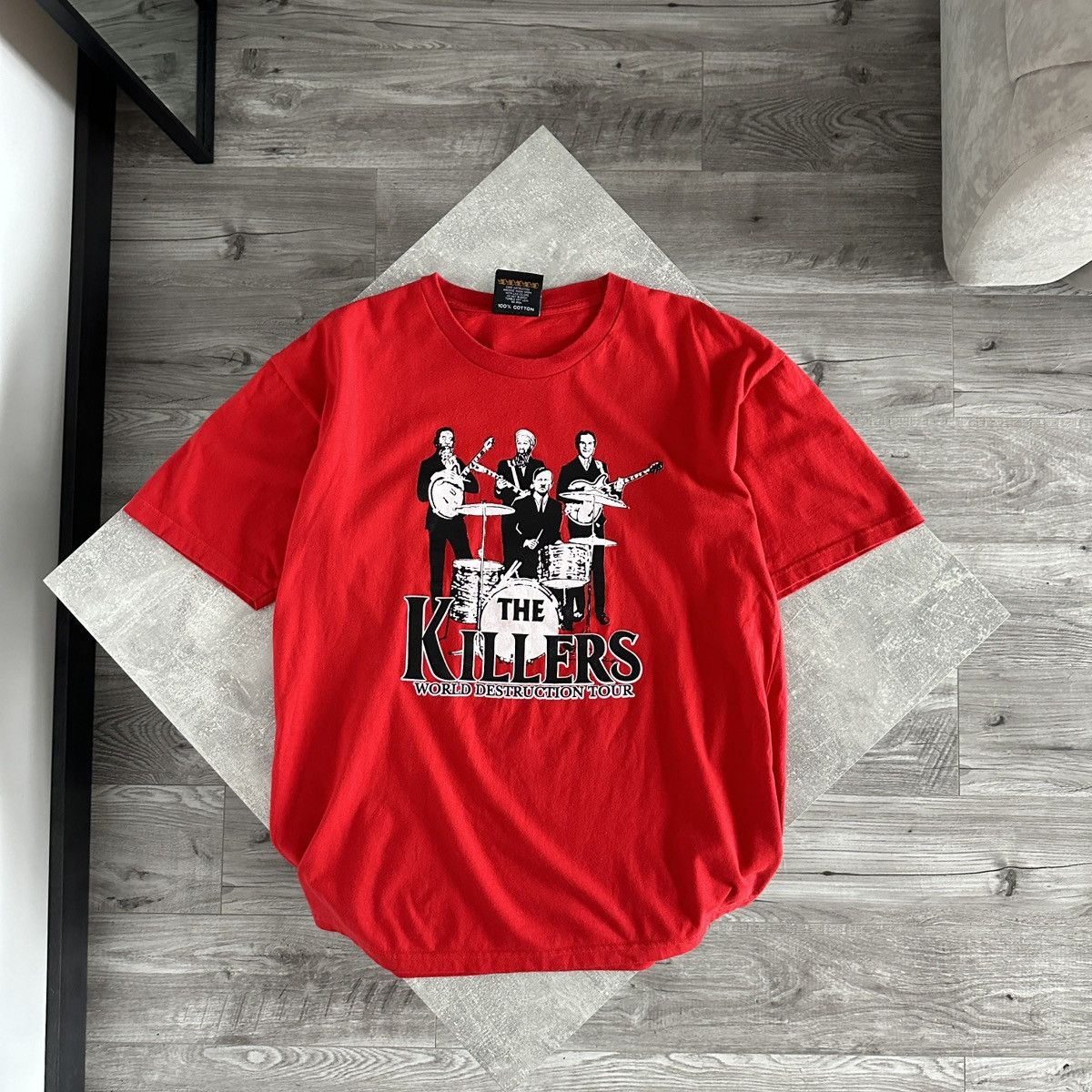 Vintage Vintage 00s y2k The Killers World Destruction tour tee humor Size US L / EU 52-54 / 3 - 1 Thumbnail
