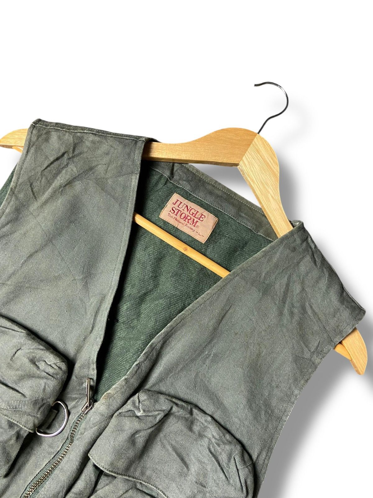 Japanese Brand Jungle Storm Utility Canvas Vest (171) Size US L / EU 52-54 / 3 - 6 Thumbnail