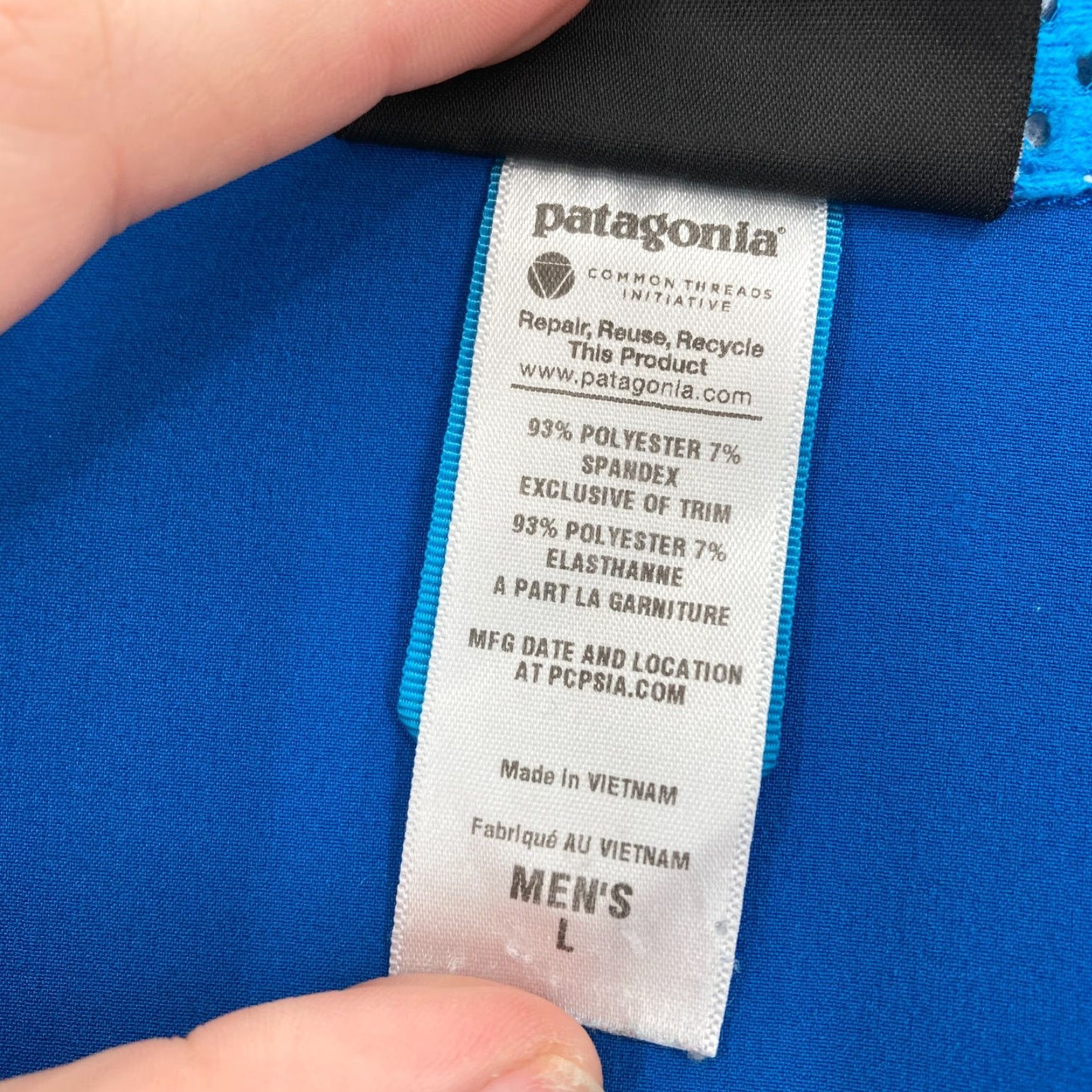 Patagonia Patagonia Traverse Jacket Mens Large Blue Softshell Zipper Stretch Hiking Regular Fit Size US L / EU 52-54 / 3 - 5 Thumbnail