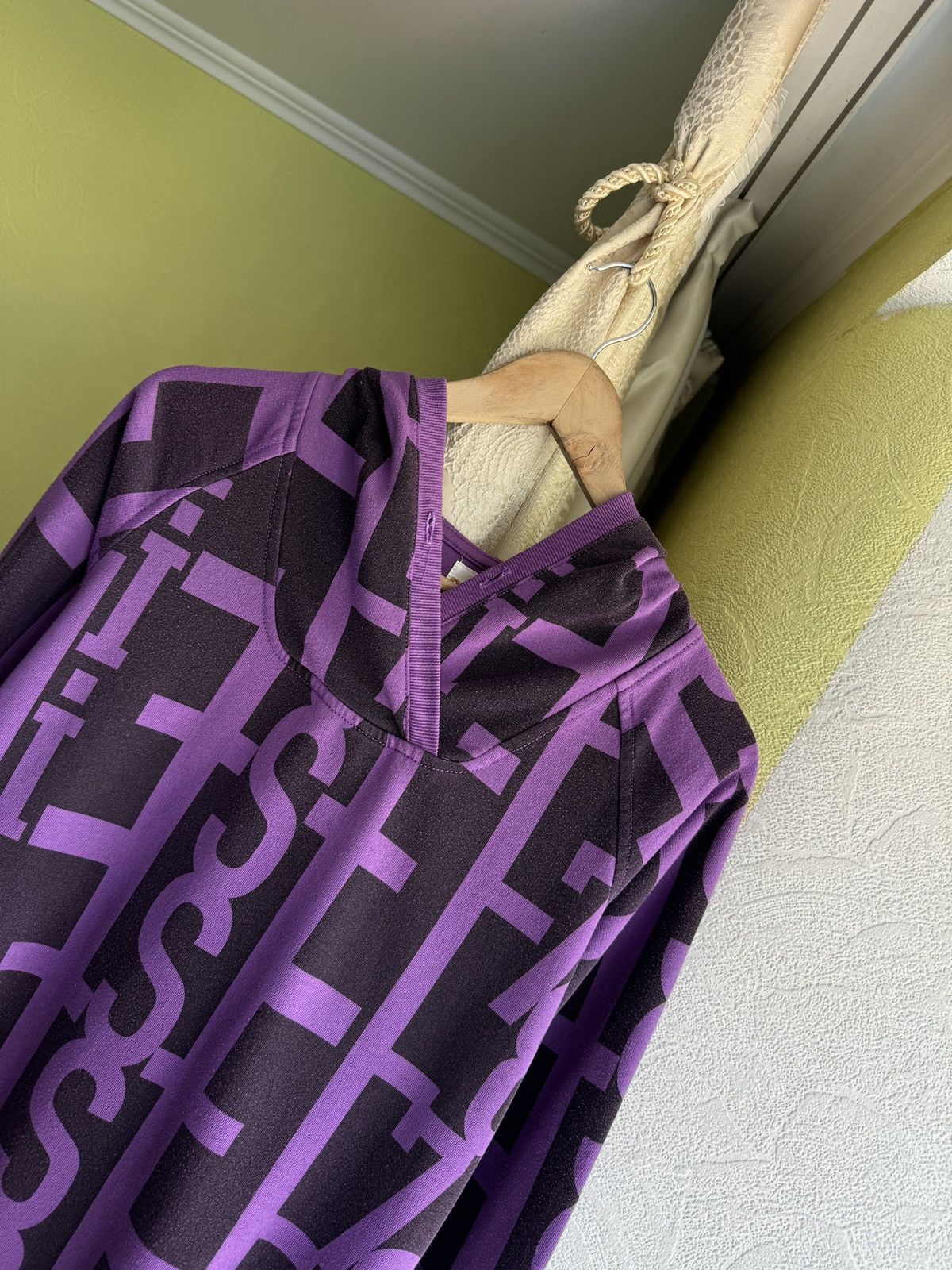 Diesel Vintage 00s Diesel Monogram Spellout avant garde Hoodie y2k Size US L / EU 52-54 / 3 - 6 Thumbnail