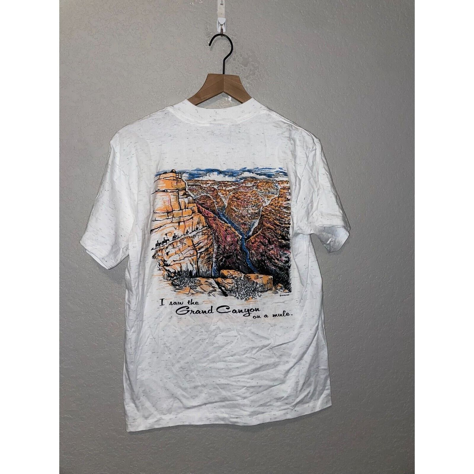 Vintage Vintage Test Print Shirt Grand Canyon Atlanta White M Tee Size US M / EU 48-50 / 2 - 1 Thumbnail