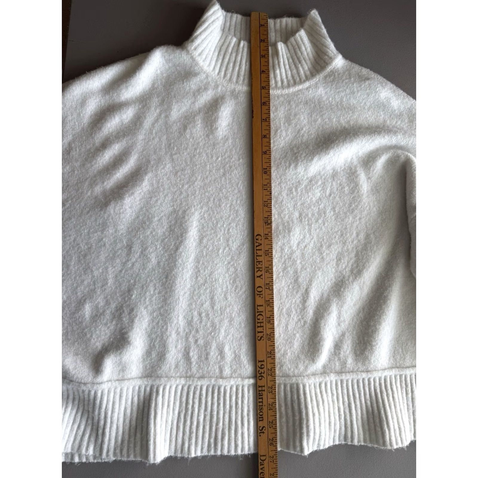 Nine West Nine West Wool Knit Mock Neck Sweater XXL Womens White Casual Pullover Winter Fall 2XL Regular Mens Womens Size XXL / US 16-18 / IT 52-54 - 6 Thumbnail