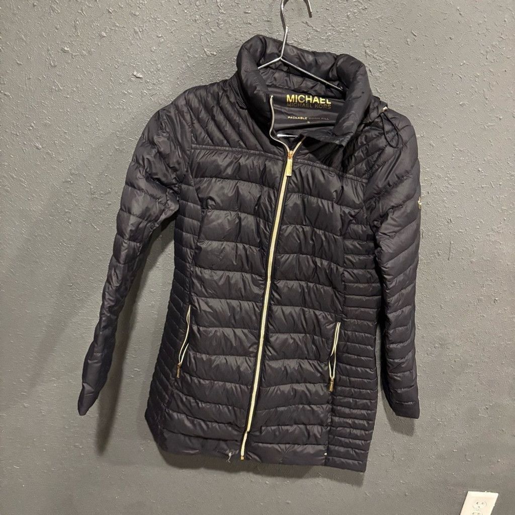 Michael Kors Women’s Michael Kors Black Puffer Jacket Size S / US 4 / IT 40 - 1 Thumbnail