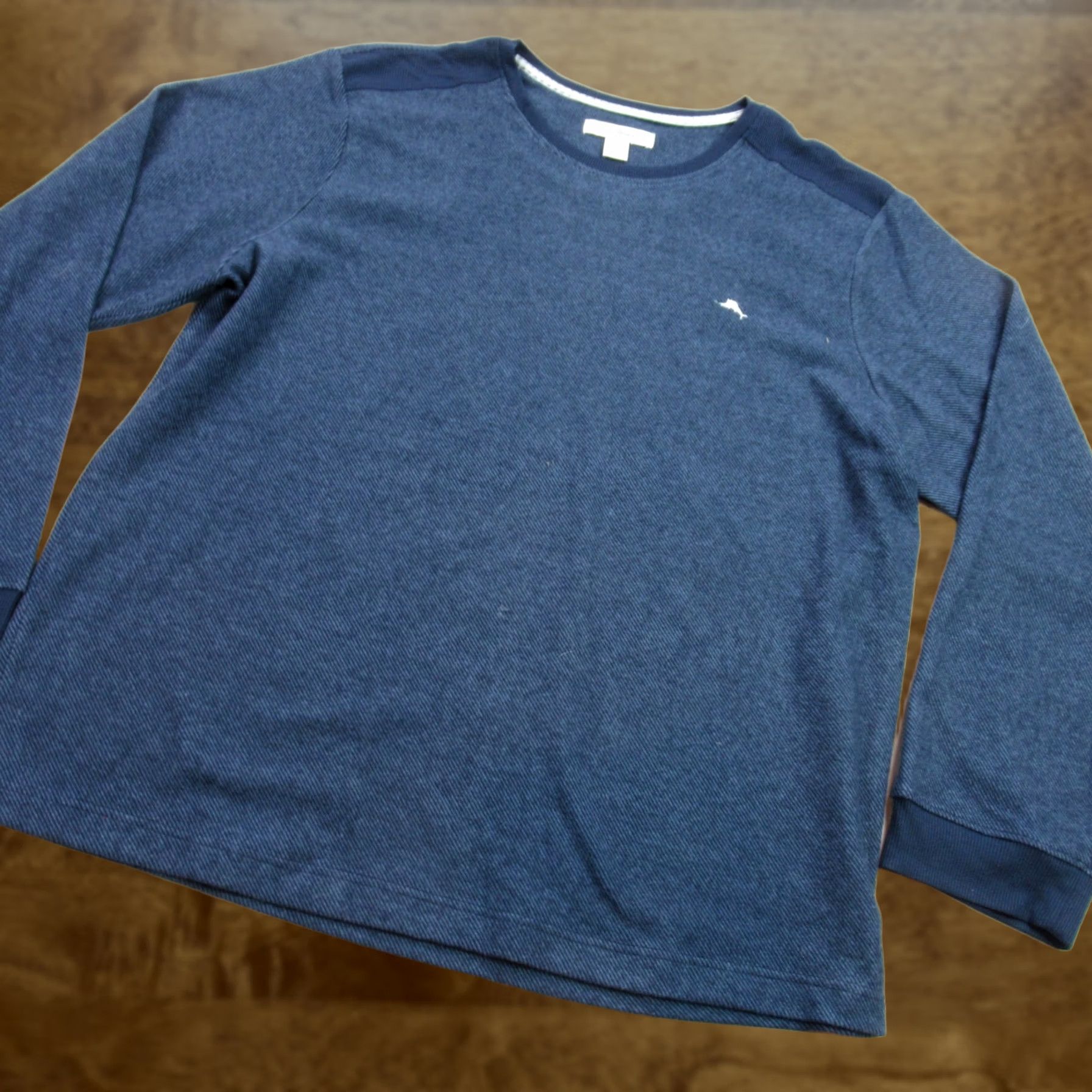 Tommy Bahama Tommy Bahama Mens XL Sweater Long Sleeve Pullover Crew Neck Blue Casual Shirt Size US XL / EU 56 / 4 - 1 Thumbnail