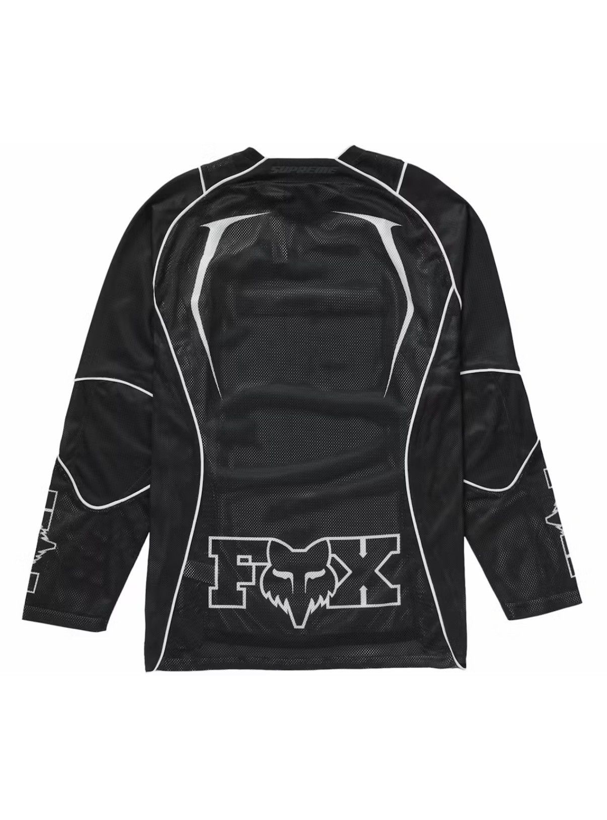 Fox Racing × Supreme FW23 Supreme Fox racing racing jersey (Black) (M) Size US M / EU 48-50 / 2 - 2 Thumbnail