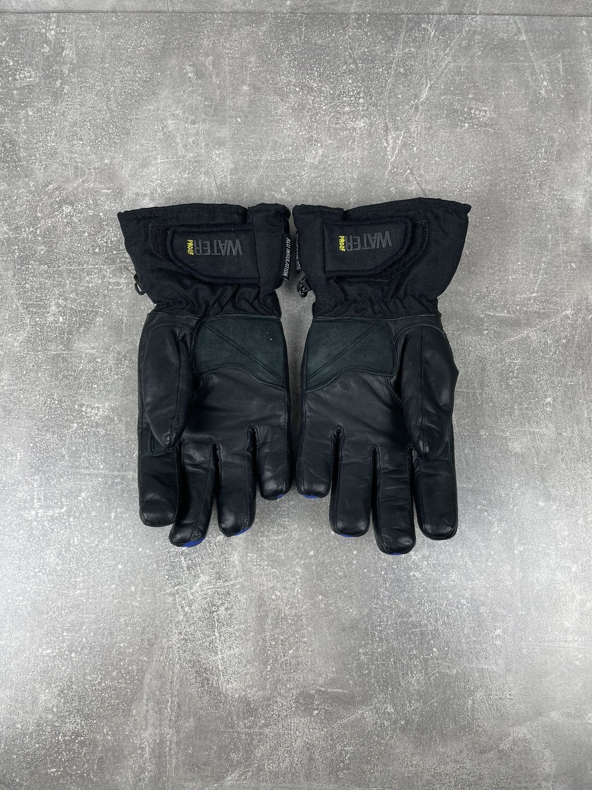 Genuine Leather × Vintage Awesome Vintage Racing Y2K Moto Biker Gloves Size ONE SIZE - 3 Thumbnail