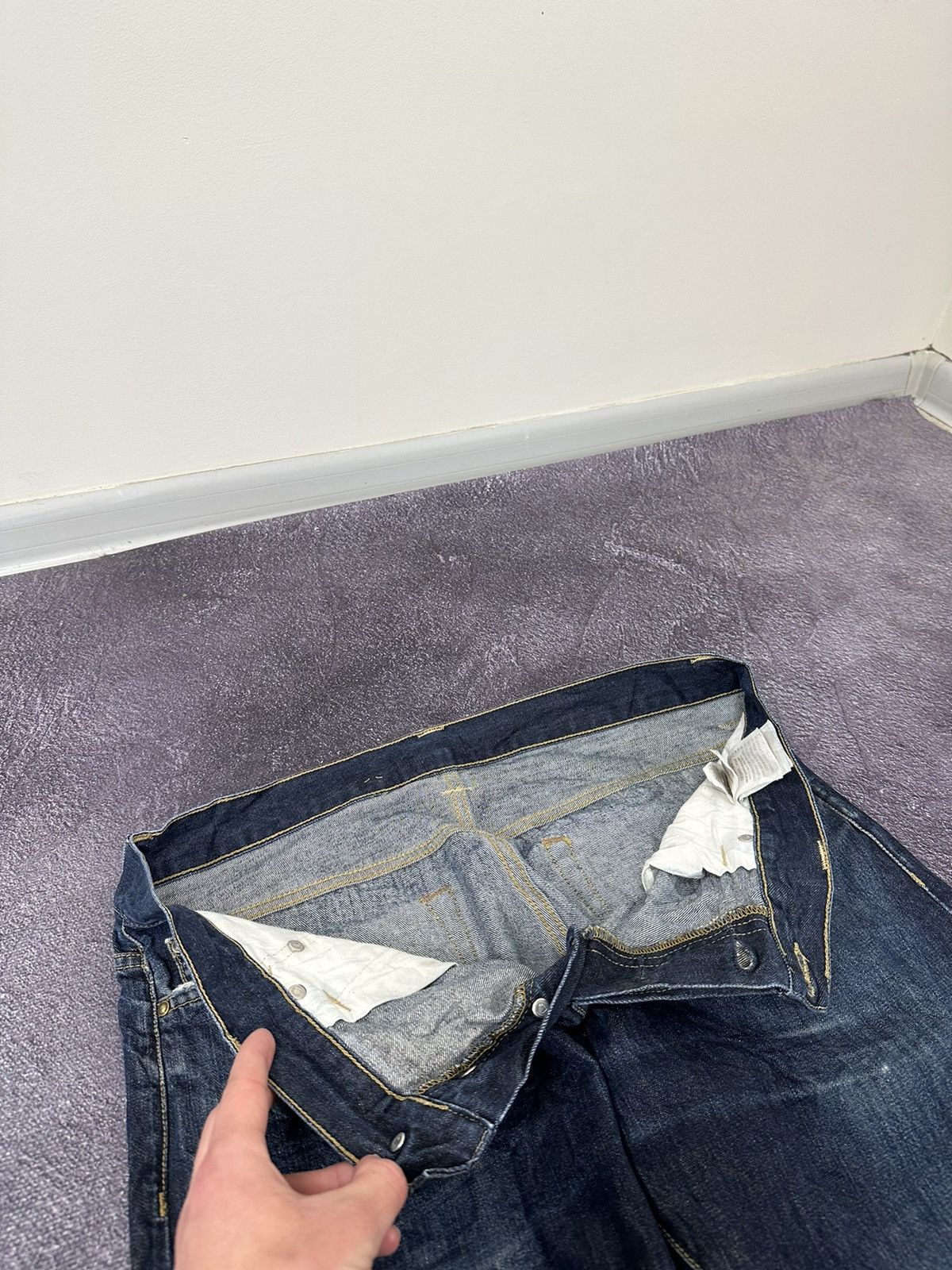 Carhartt Vintage Carhartt Distressed USA Japanese Denim Baggy Jeans Size US 34 / EU 50 - 17 Thumbnail