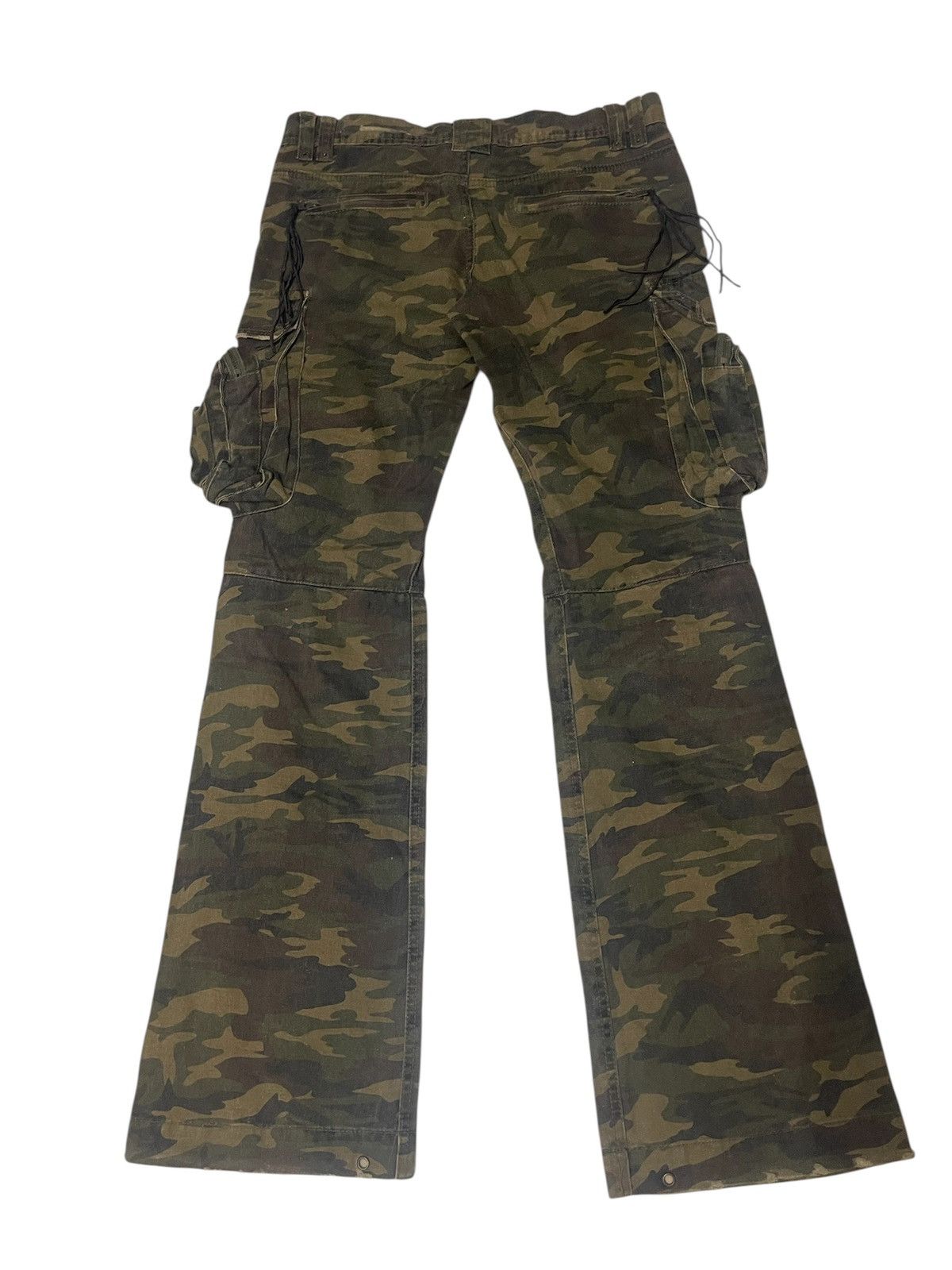 GOA GOA flare parachute cargo pants | Grailed