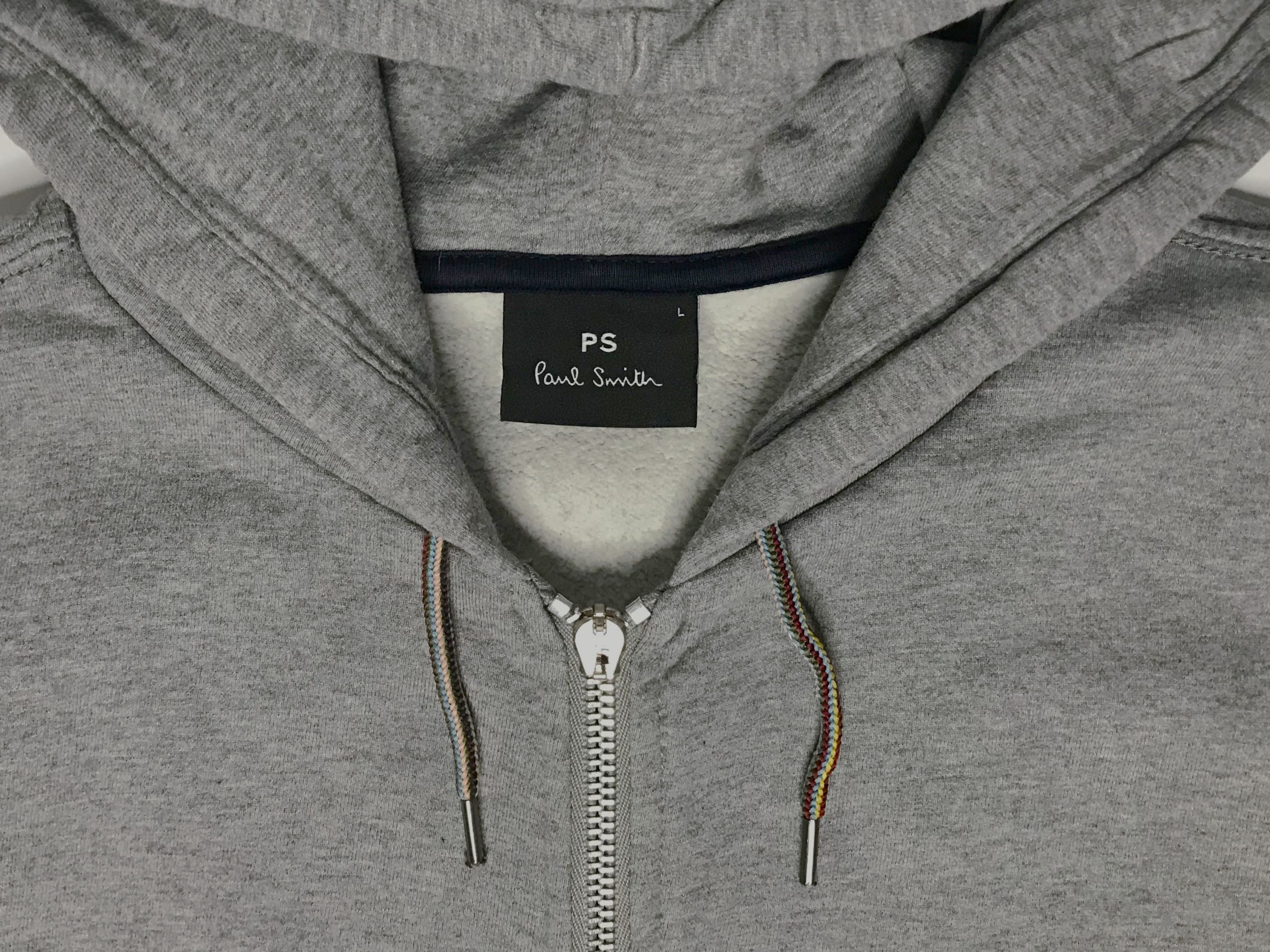Paul Smith Paul Smith Mens Zip Hoodie Logo Sz L Gray Size US L / EU 52-54 / 3 - 7 Thumbnail