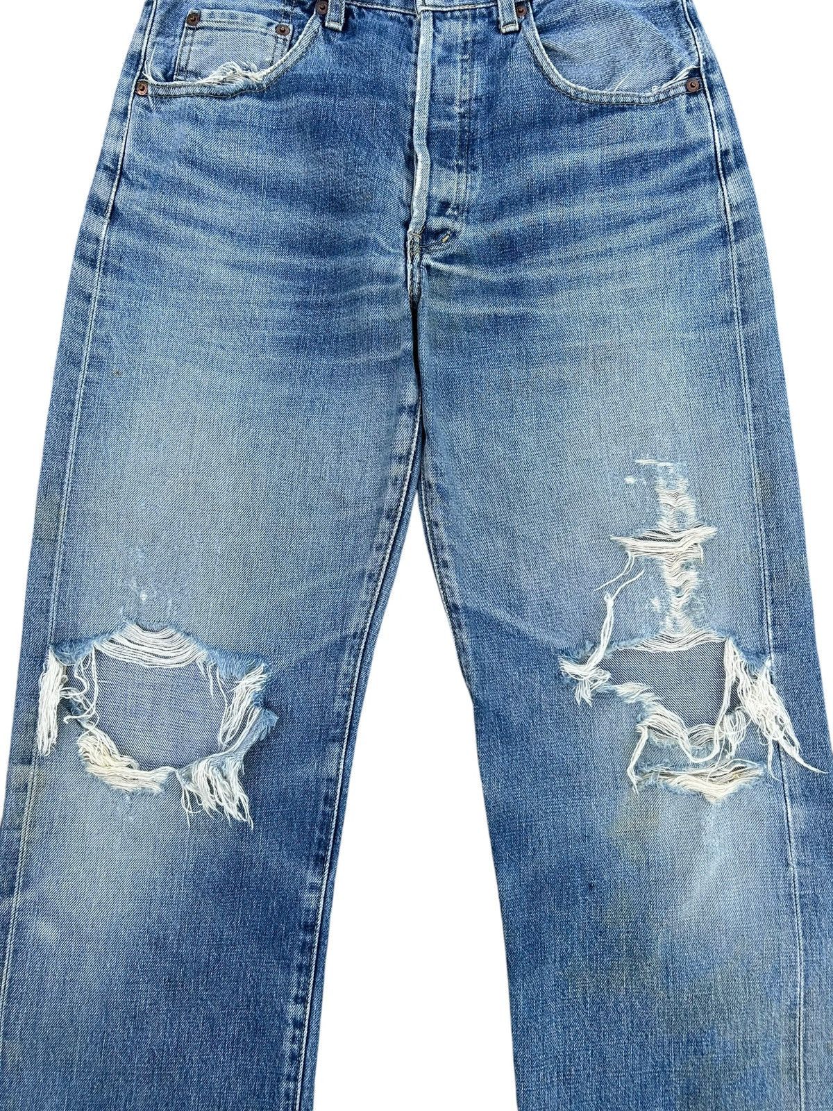 Kapital Vintage Levis Big E Selvedge Distressed Denim Jeans Size US 31 - 7 Thumbnail