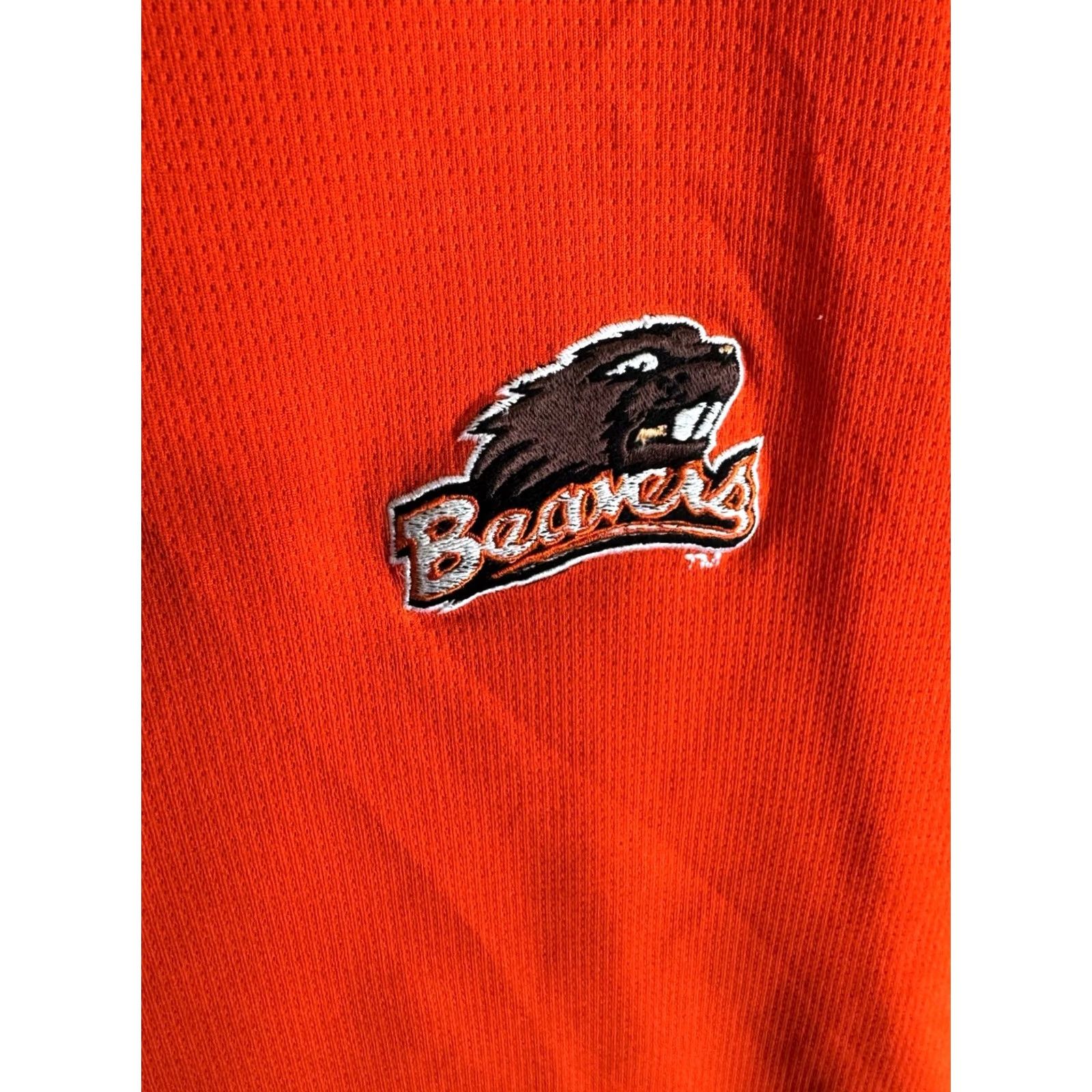 Vintage Nike Pro Edge Embroiderd Oregon Beavers Poly POLO SHIRT 2XL XXL Shirt Mens Polo Oregon Beavers Pro Edge Embroiderd Poly POLO SHIRT 2XL XXL Size US XXL / EU 58 / 5 - 2 Thumbnail