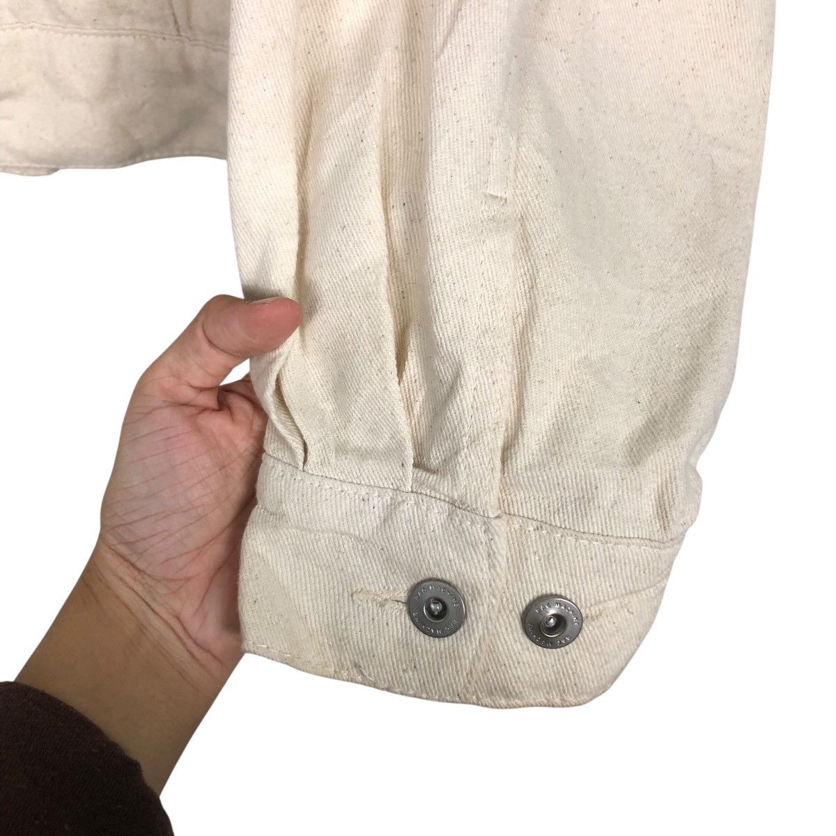Japanese Brand 📌Vintage Denim Jacket Biker Rag Machine Cargo Pockets Size US M / EU 48-50 / 2 - 16 Thumbnail