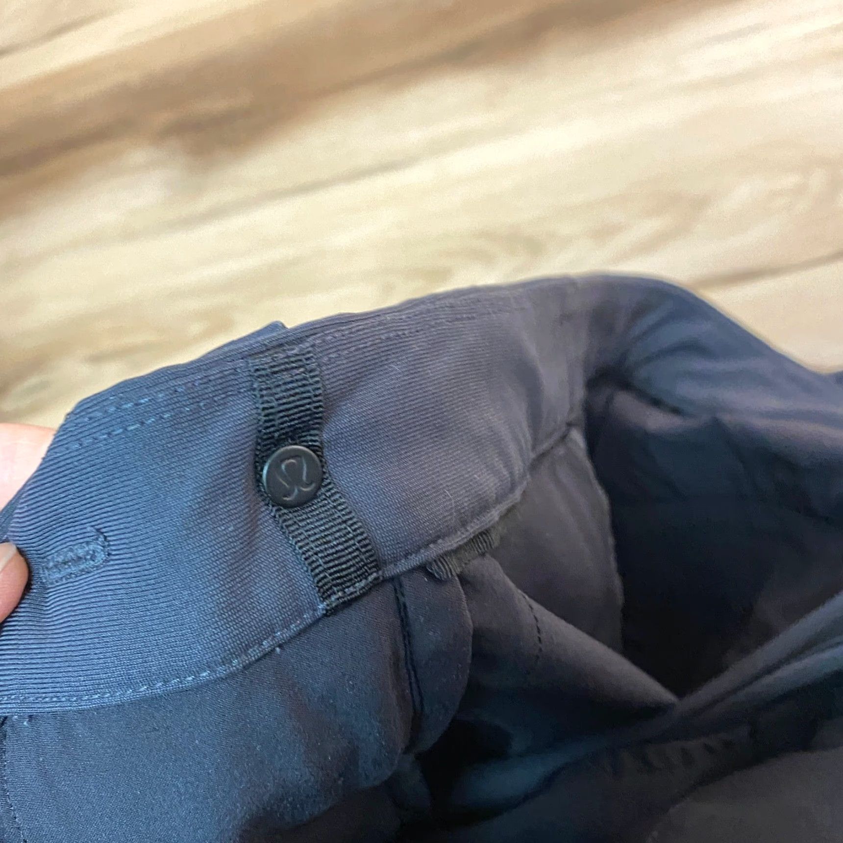 Lululemon Lululemon ABC Pants Mens 34 Charcoal Black Athletic Technical Travel Chino Straight Leg Pockets Zipper Button Logo 34 in 31 in Regular Mens Size US 34 / EU 50 - 2 Thumbnail