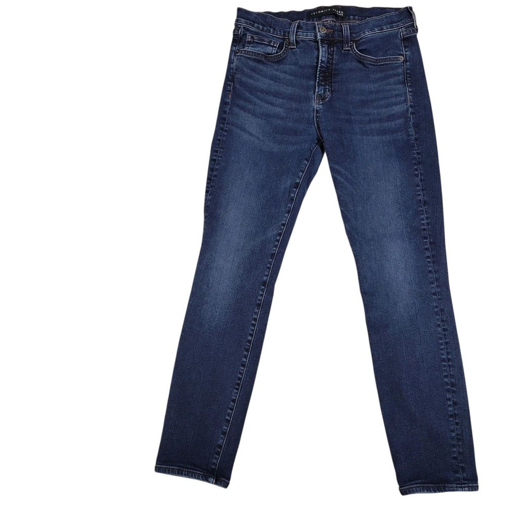 Veronica Beard VERONICA BEARD Emma Ankle Skinny Blue Jeans 29 Inseam 27 Size 29" - 4 Thumbnail