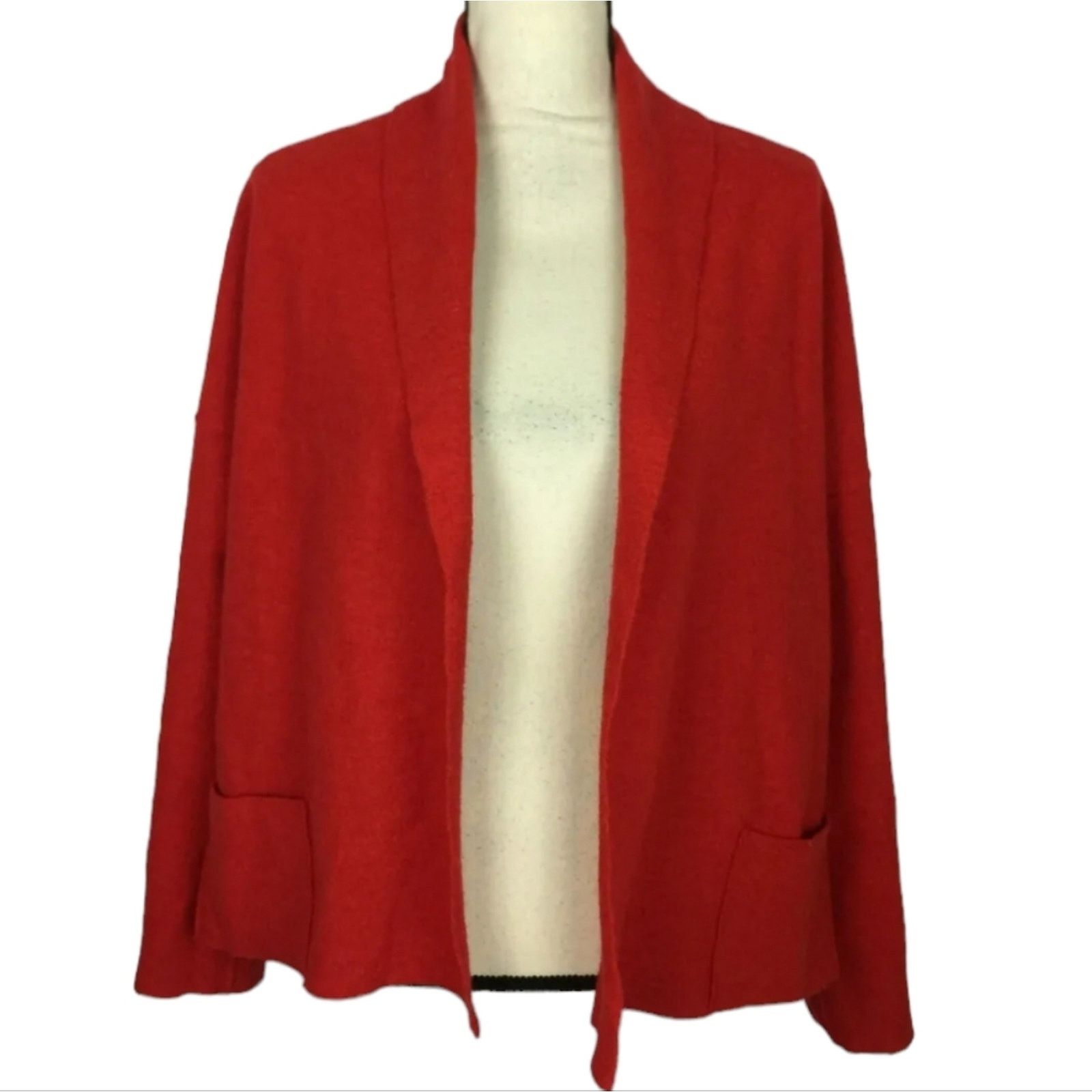 Eileen Fisher Eileen Fisher 100% Merino Wool Open Boxy cardigan Medium Size M / US 6-8 / IT 42-44 - 3 Thumbnail