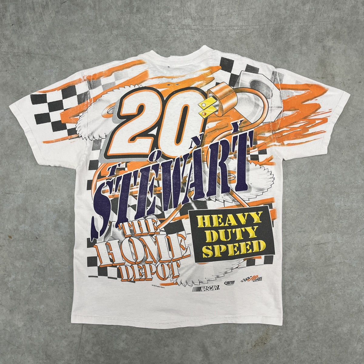 Chase Authentics Vintage Tony Stewart Nascar All Over Print Shirt Size US L / EU 52-54 / 3 - 2 Thumbnail
