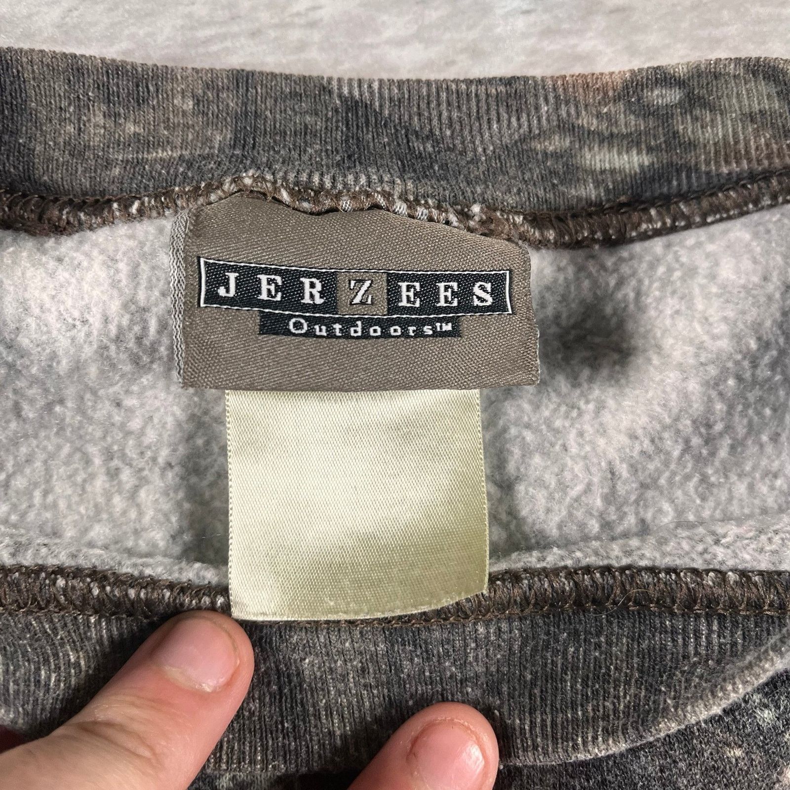 Jerzees Camo heavy weight sweat shirt Size US XL / EU 56 / 4 - 2 Thumbnail