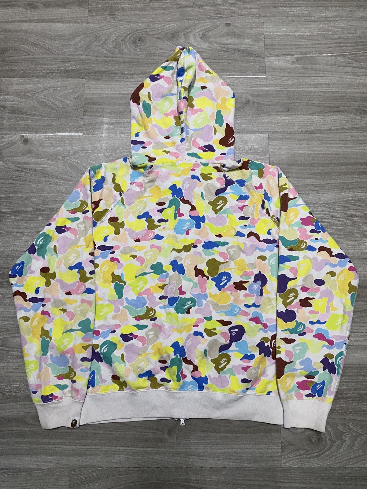 Bape NIGO ERA - BAPE COTTON CANDY MULTICOLOR CAMO FULL ZIP HOODIE Size US S / EU 44-46 / 1 - 6 Thumbnail