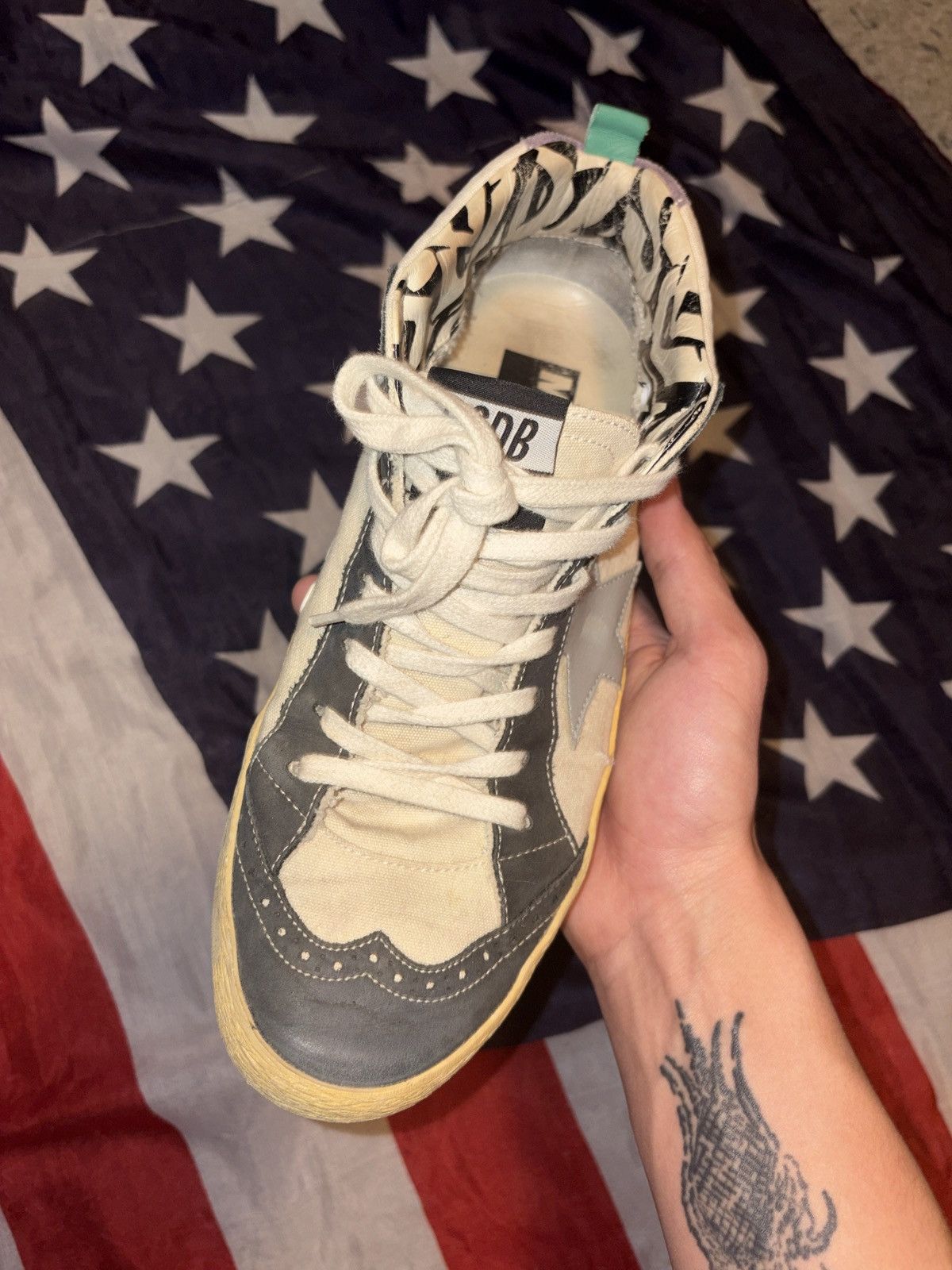 Golden Goose Golden Goose Mid Skate Shoes Size US 7.5 / EU 40-41 - 3 Thumbnail