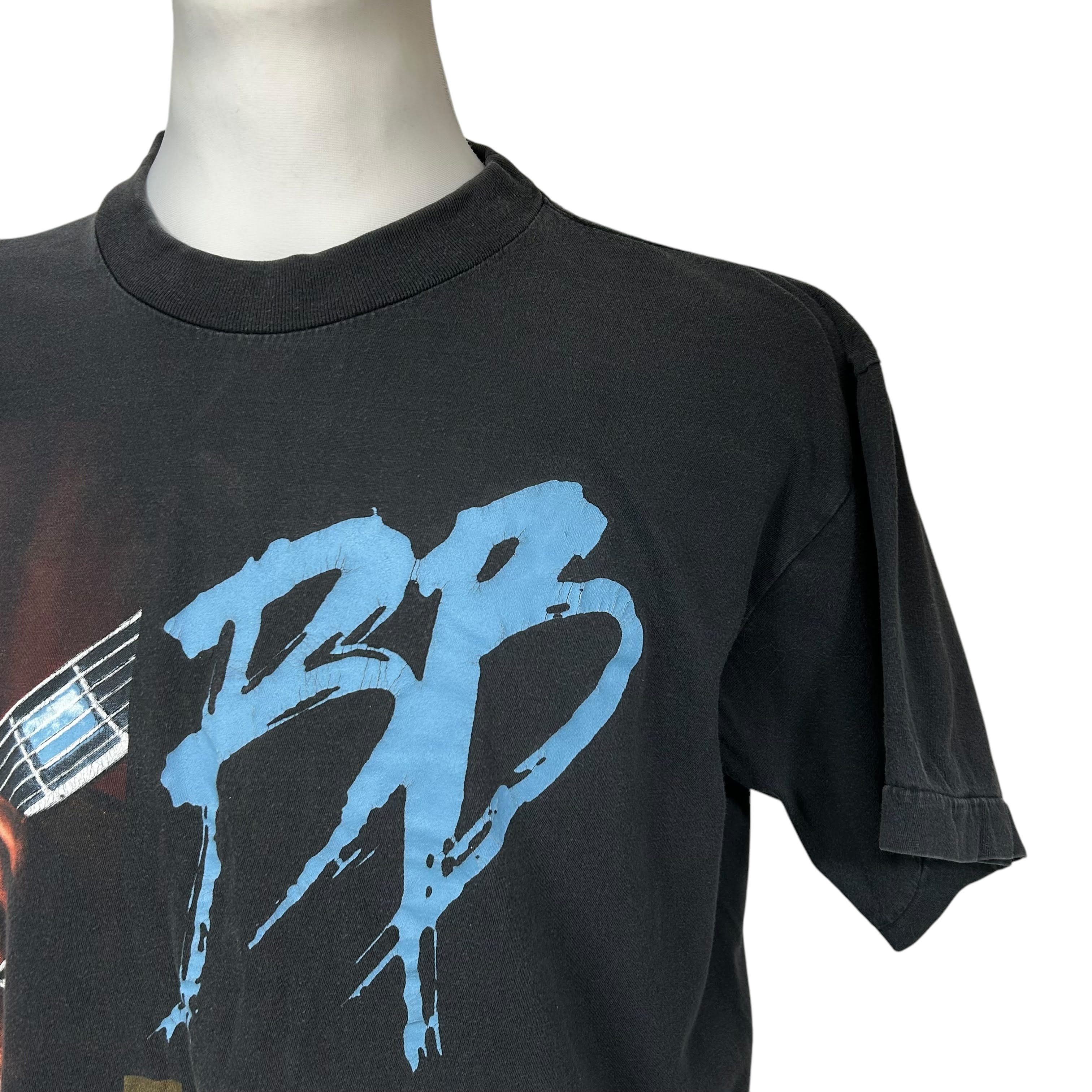 Band Tees × Vintage Vintage 1992 BB King JVC Super Session Black T-shirt M Size US M / EU 48-50 / 2 - 3 Thumbnail