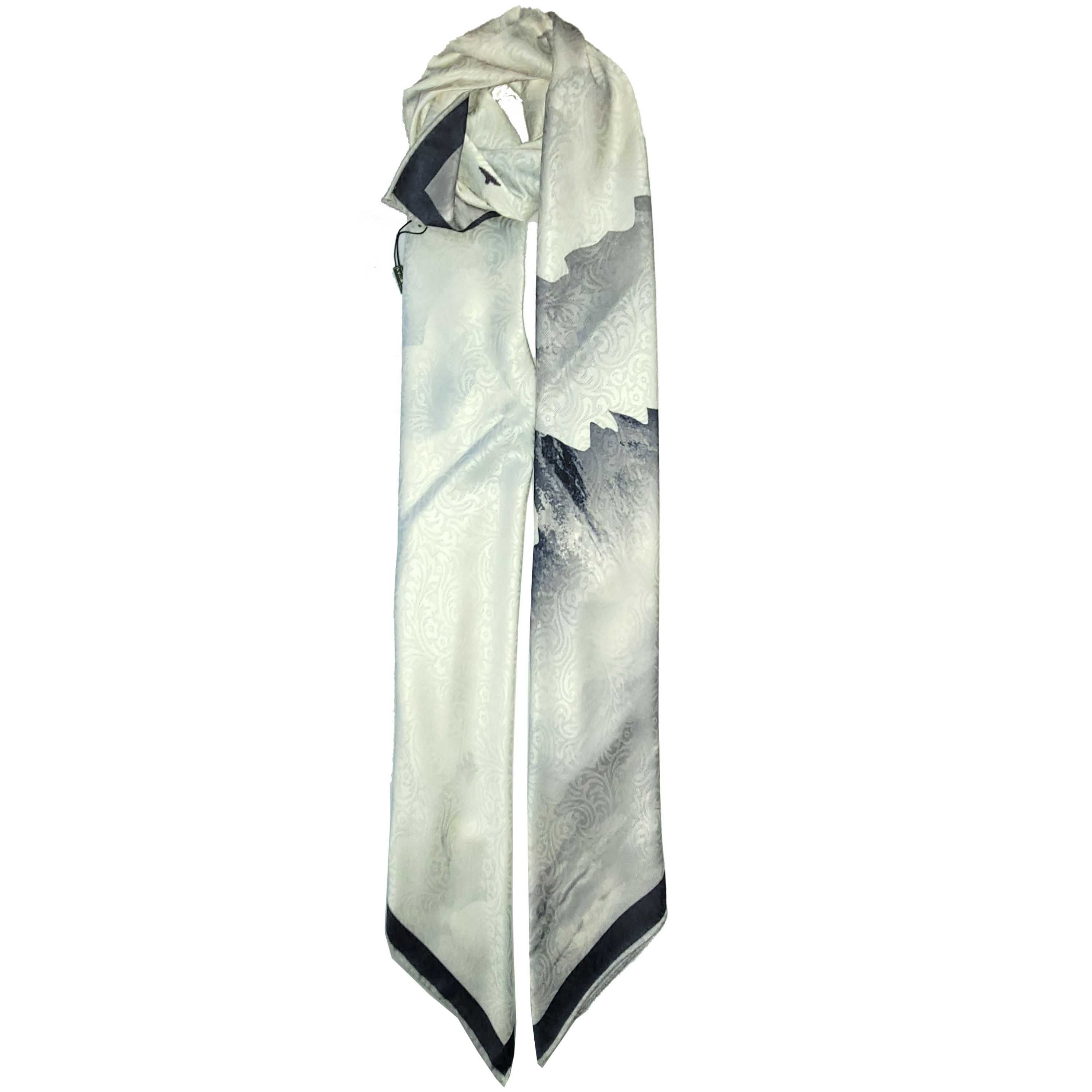 Other NWT Double Sided Silk Scarf 52"x52" Large Square Wrap 3220 Size ONE SIZE - 7 Thumbnail
