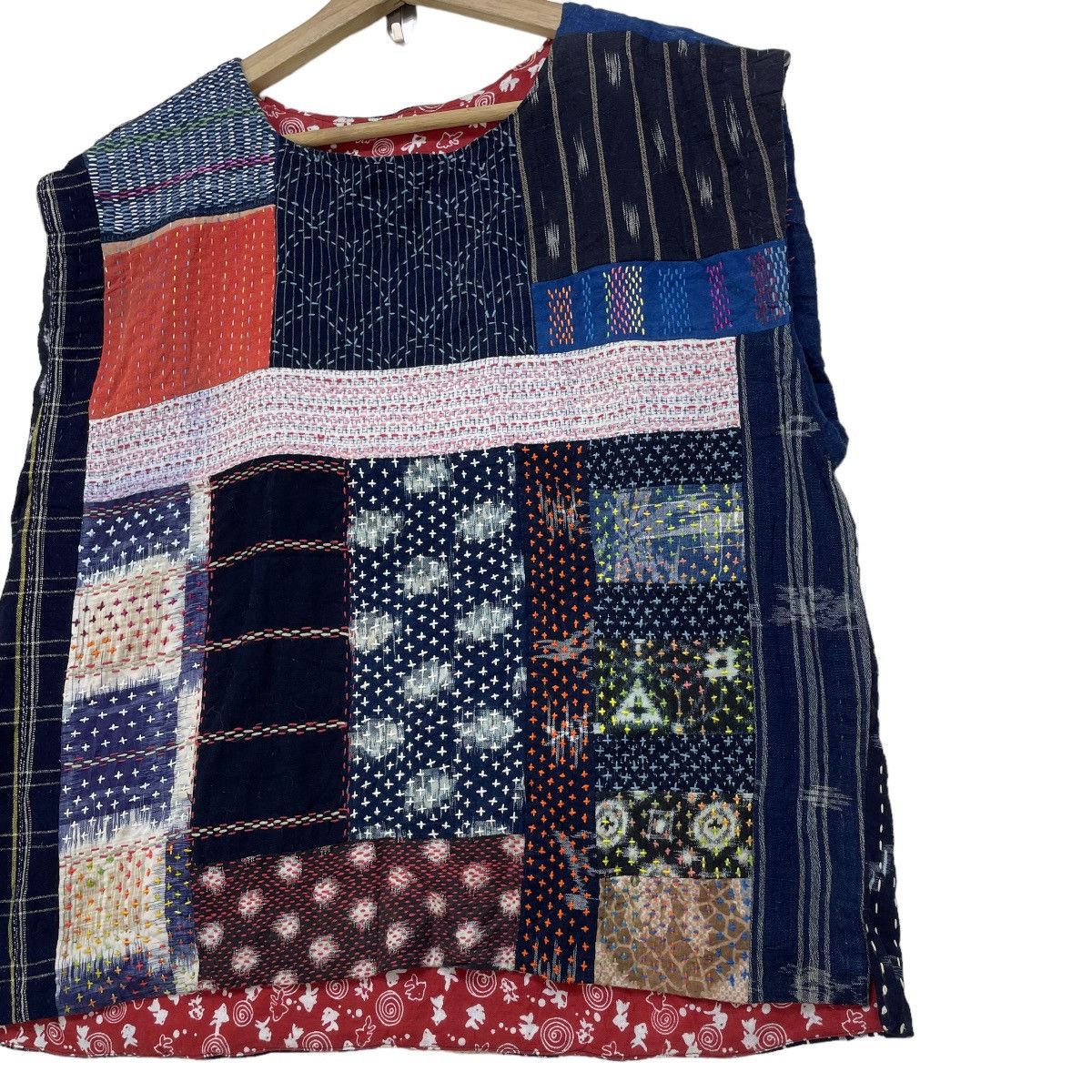 45rpm × Japanese Brand × Tenderloin Vest Patchwork Sashiko Jacket Size US M / EU 48-50 / 2 - 4 Thumbnail