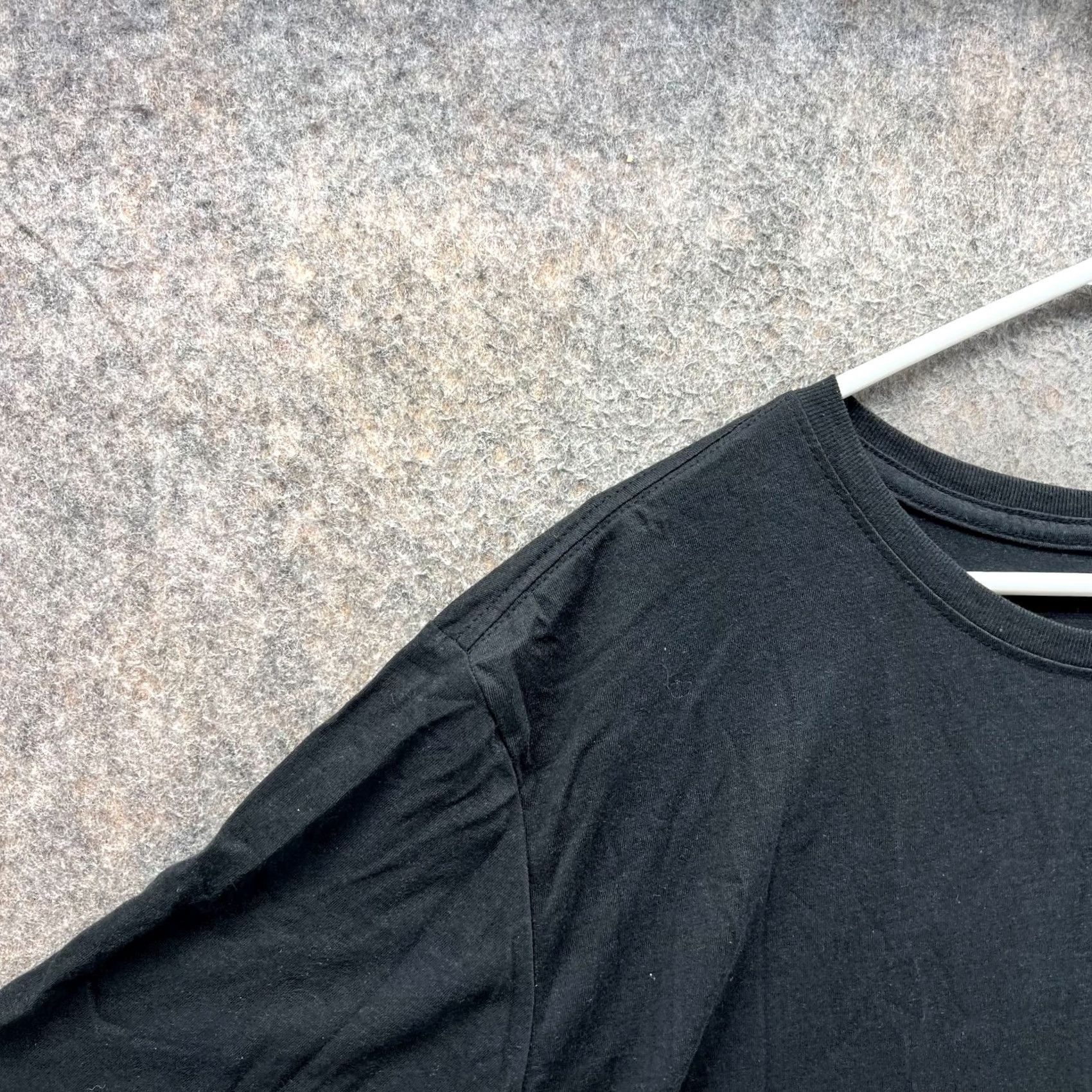 Nike VINTAGE Nike Shirt Mens XL Black Athletic Tee Crewneck Cotton Swoosh Jersey Short Sleeve Crew Neck All Seasons Size US XL / EU 56 / 4 - 3 Thumbnail