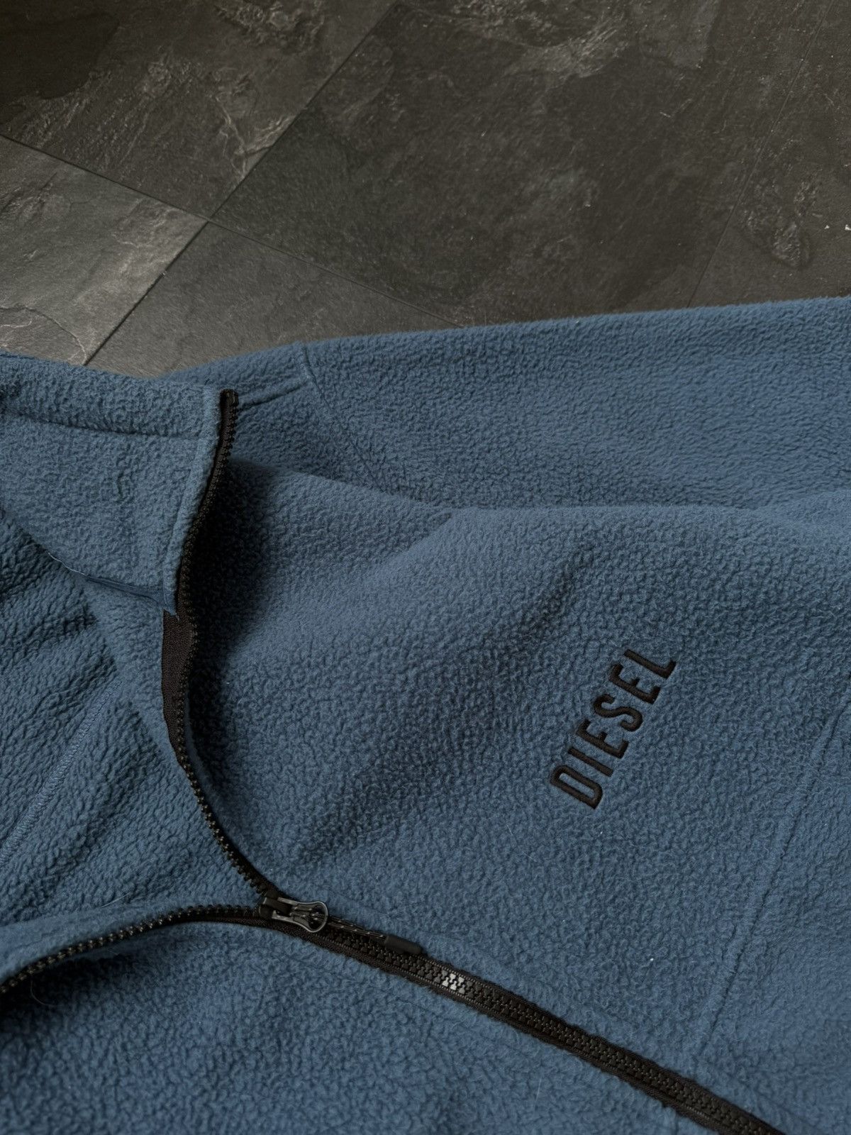 Diesel × Streetwear × Vintage Rare avangarde diesel zip fleece hoodie y2k Size US XL / EU 56 / 4 - 5 Thumbnail