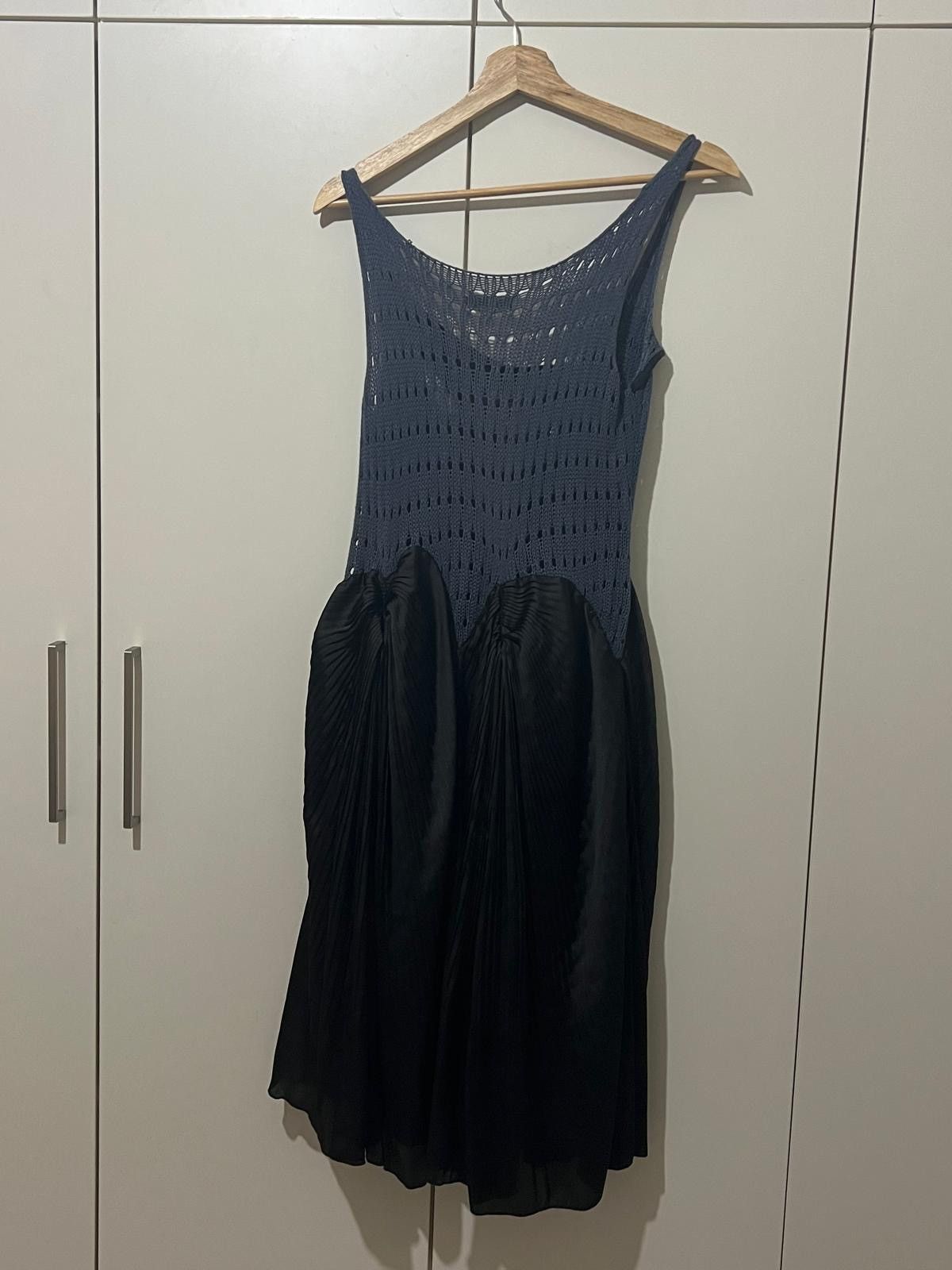 Kenzo Deconstructed knit and pleats dress Size S / US 4 / IT 40 - 2 Thumbnail