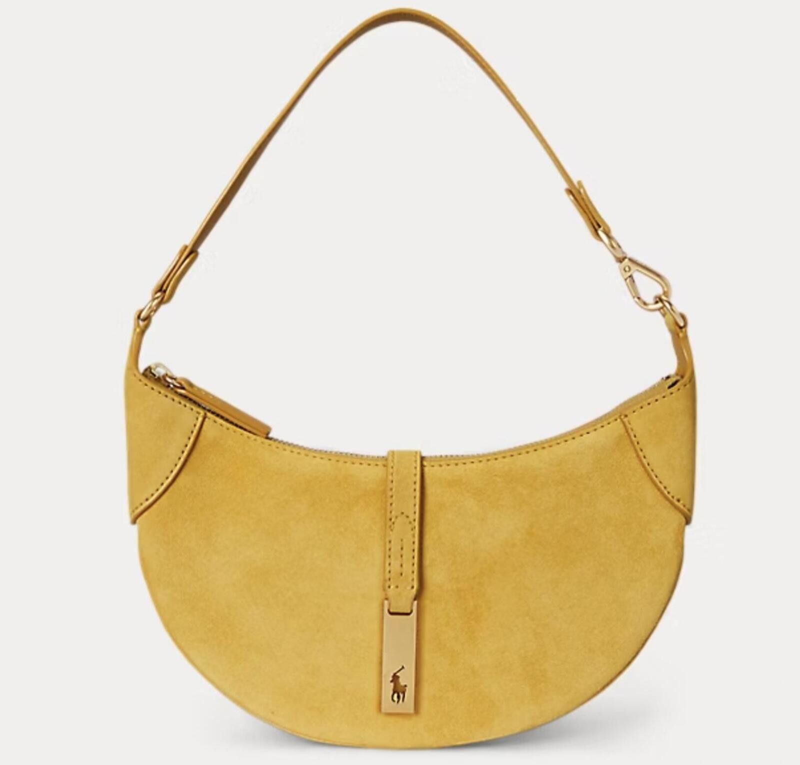 Polo Ralph Lauren NWT SOLD OUT Ralph Lauren Polo ID Suede Mini Shoulder Bag Size ONE SIZE - 1 Thumbnail