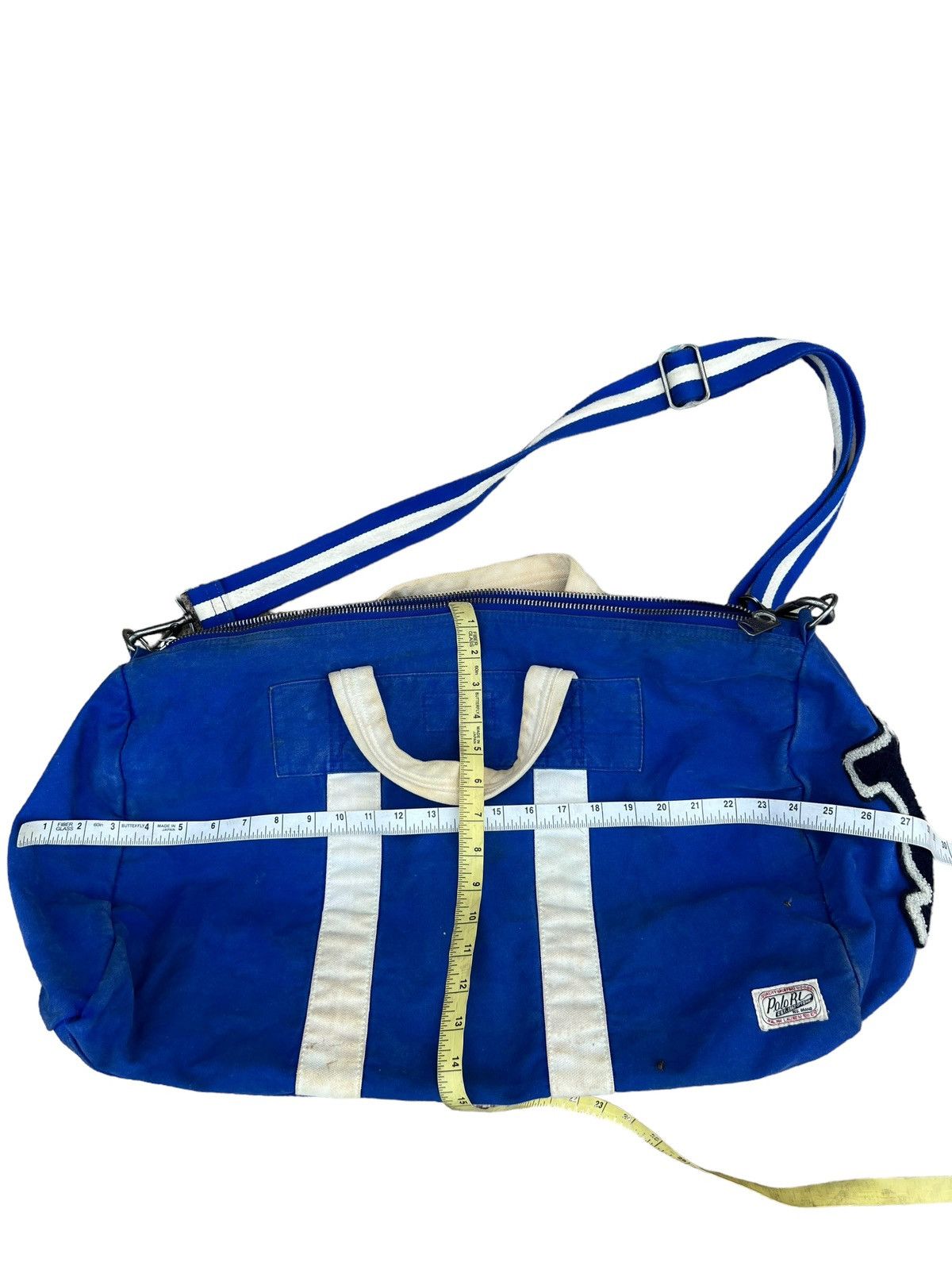 Polo Ralph Lauren Vintage Ralph Lauren Football Muddy Dirty Duffle Teavel Bag Size ONE SIZE - 25 Thumbnail