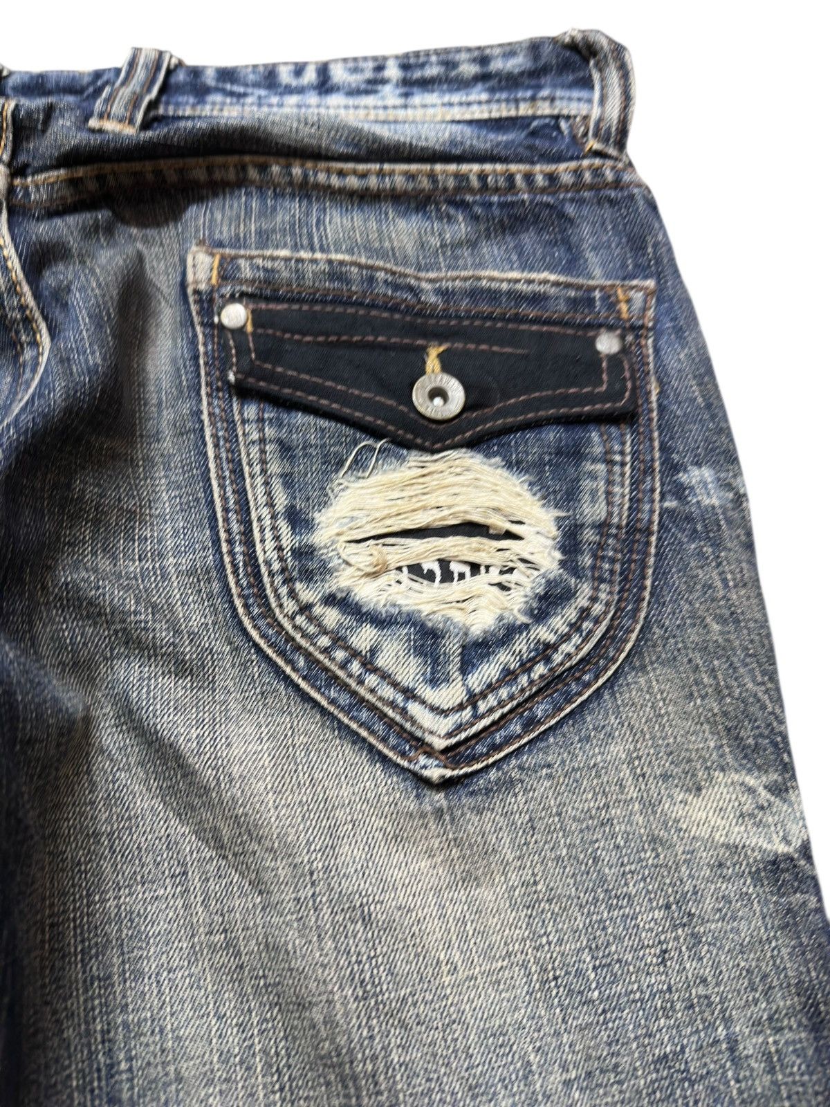 Nicole Club Vintage Hideaways By Nicole Flare Grung Bondage Denim Size US 31 - 8 Thumbnail