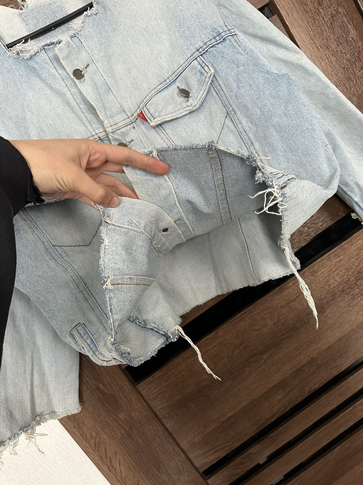 Levi's Levis Vintage Distressed Denim Jacket 50s 60s USA Size US S / EU 44-46 / 1 - 13 Thumbnail