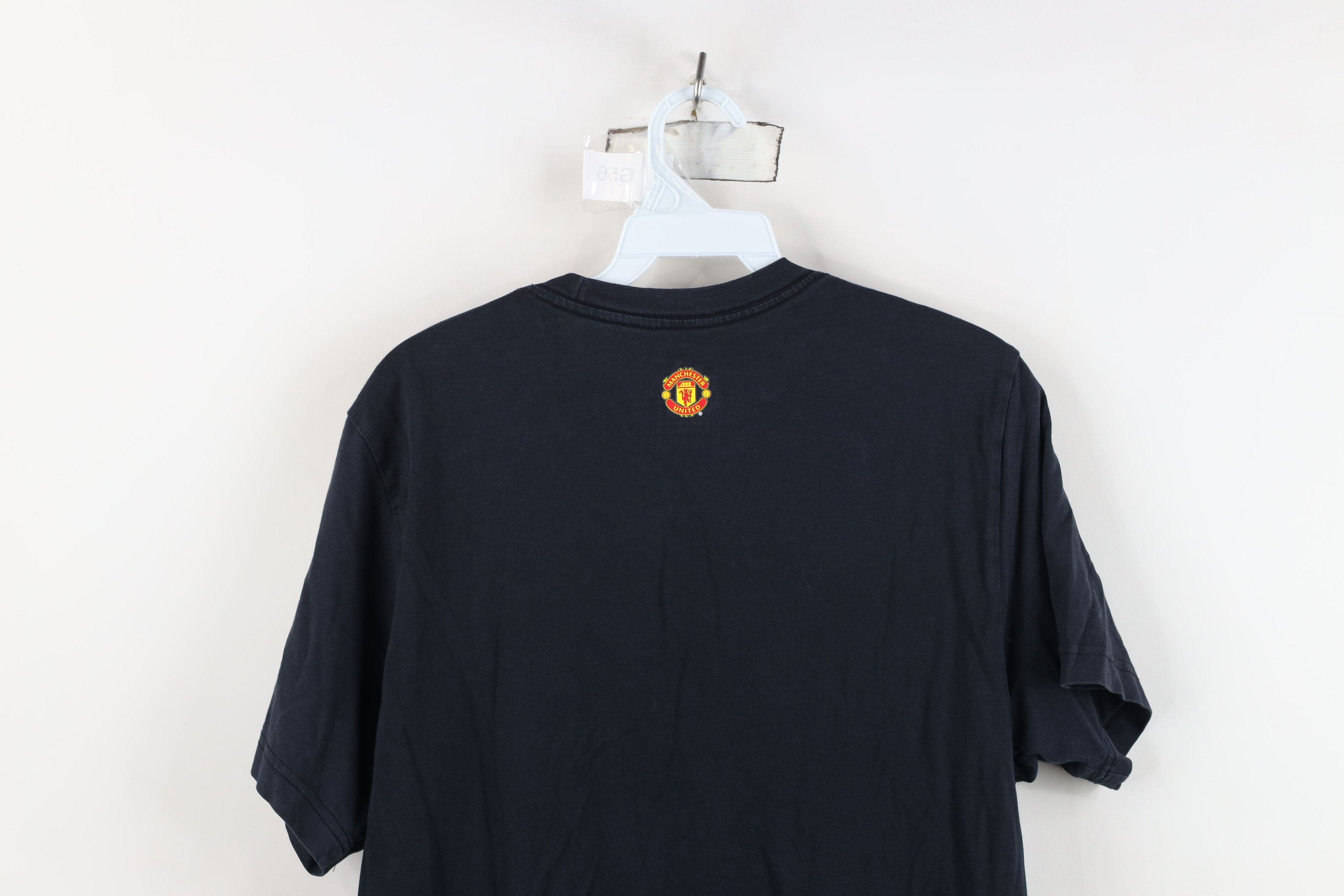 Nike Nike Faded Manchester United FC Soccer Futbol T-Shirt Black Size US L / EU 52-54 / 3 - 14 Thumbnail
