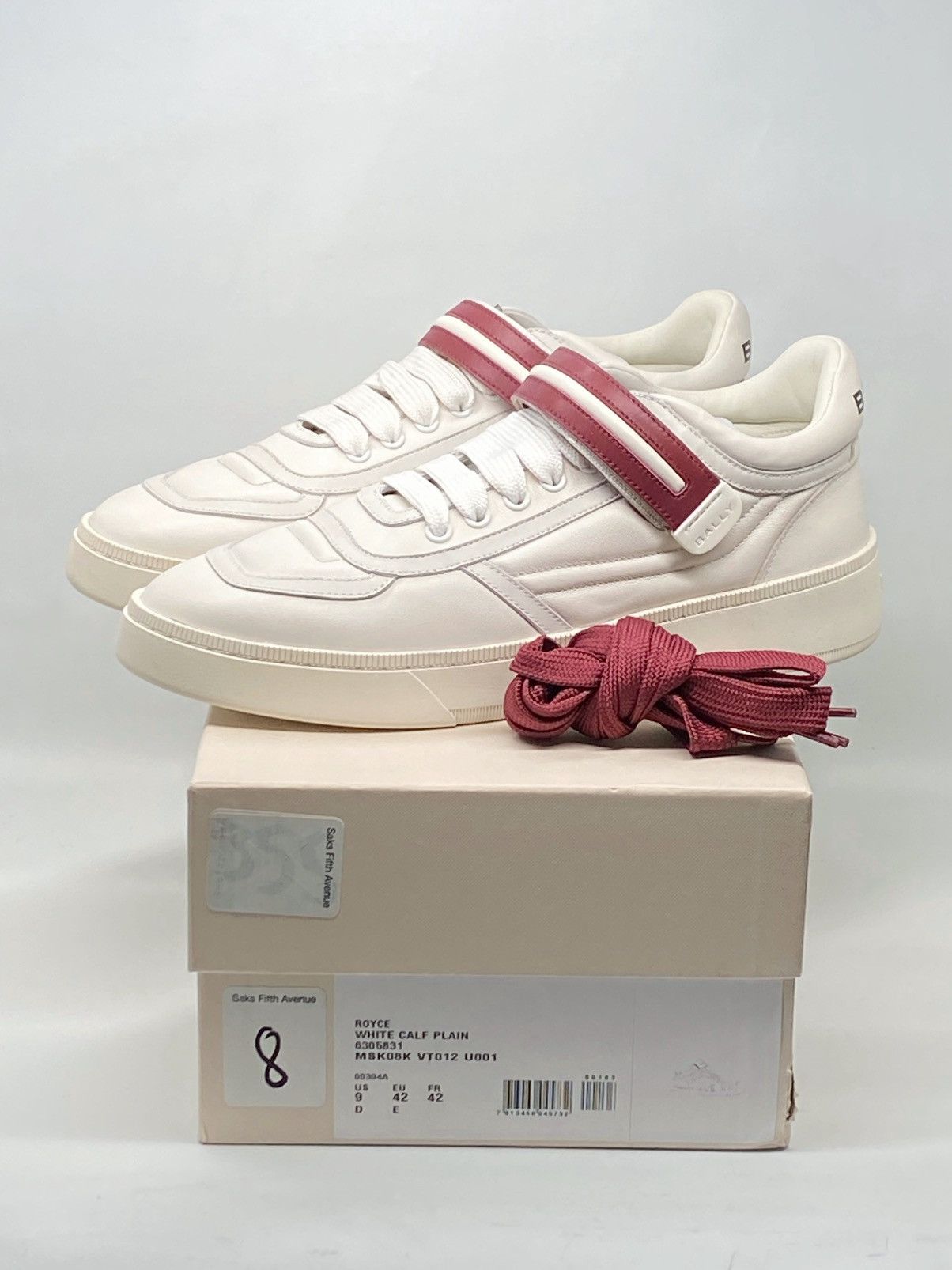 Bally Bally Raise Royce Leather Low-Top Sneakers size 42/us size 9 Size US 9 / EU 42 - 11 Thumbnail