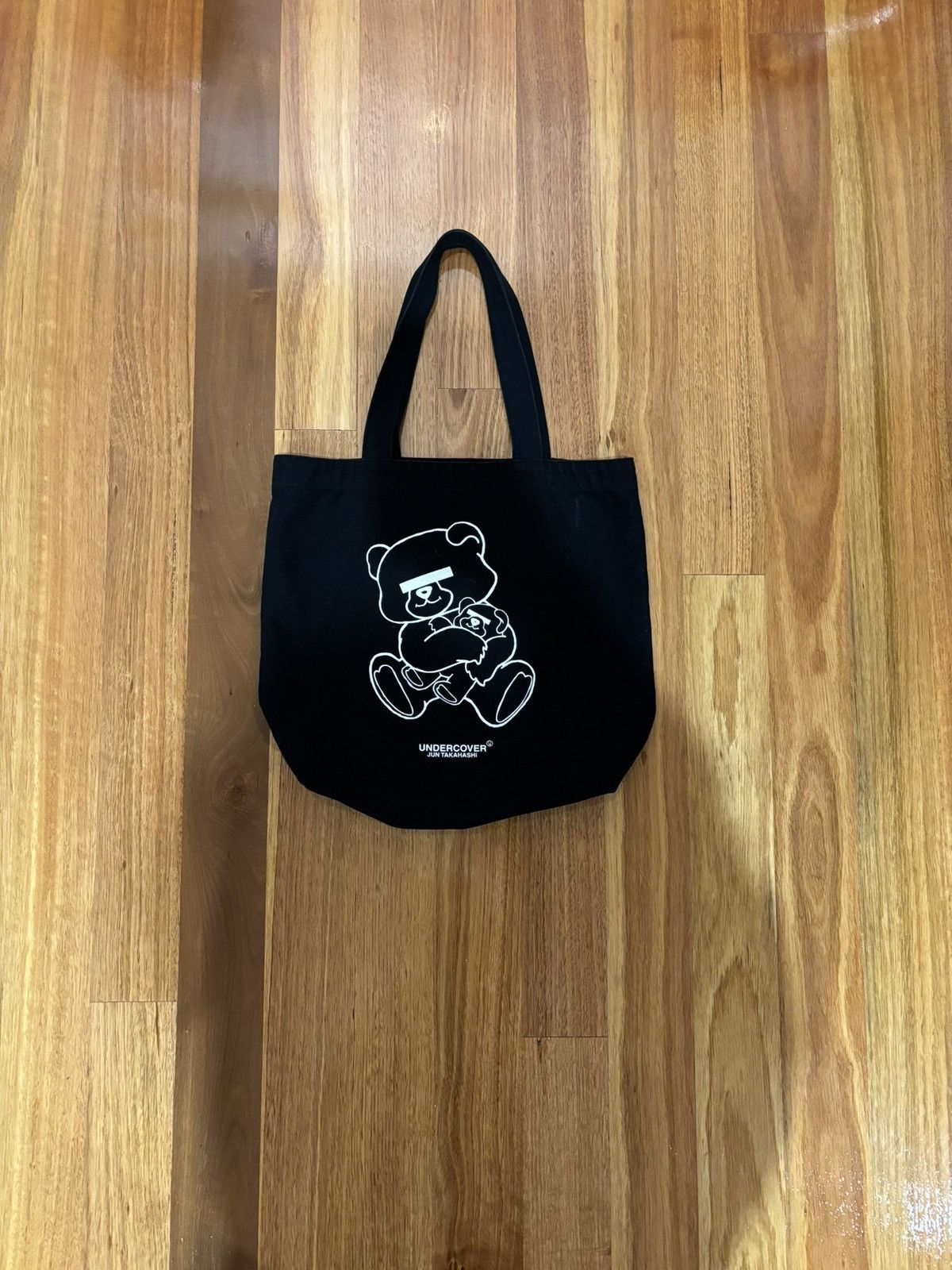 Undercover Undercover Jun Takahashi Bear GuruGuru Swirl Tote Bag Size ONE SIZE - 2 Thumbnail