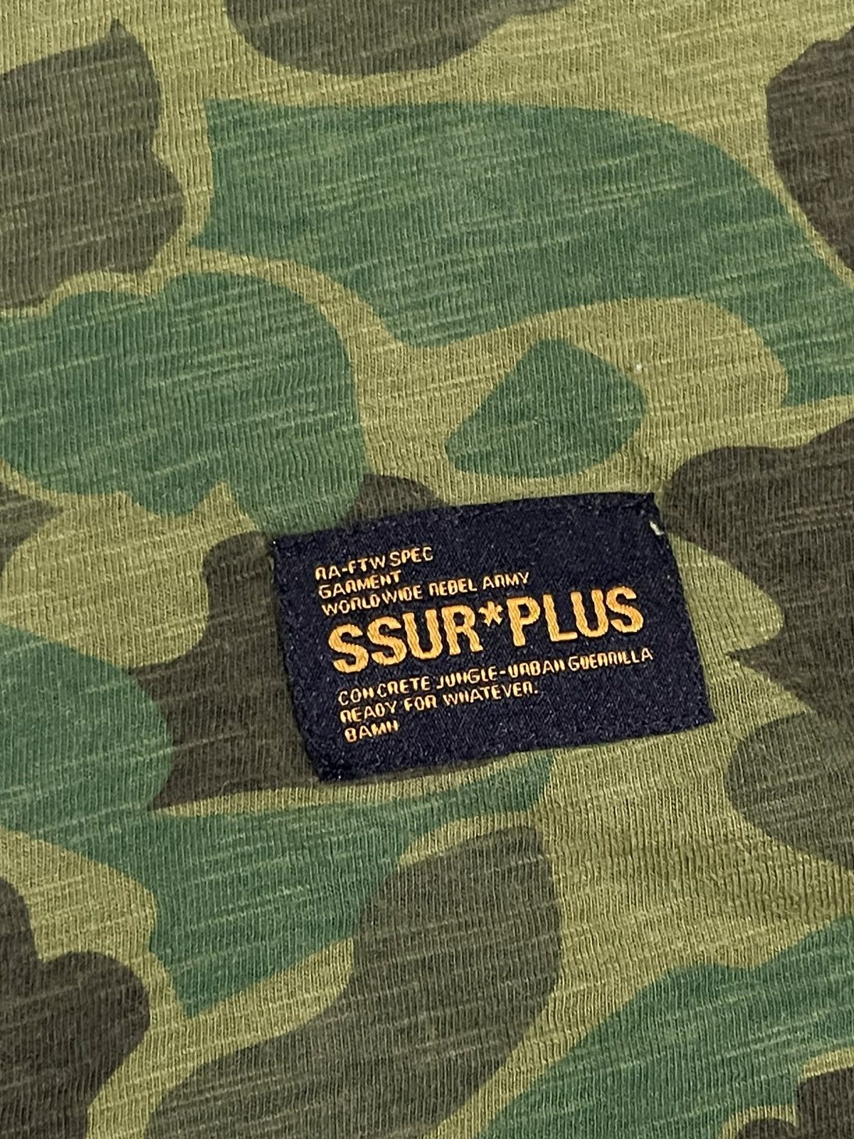 SSUR OG Ssur Camo Rebel Army T Shirt Size US S / EU 44-46 / 1 - 9 Thumbnail