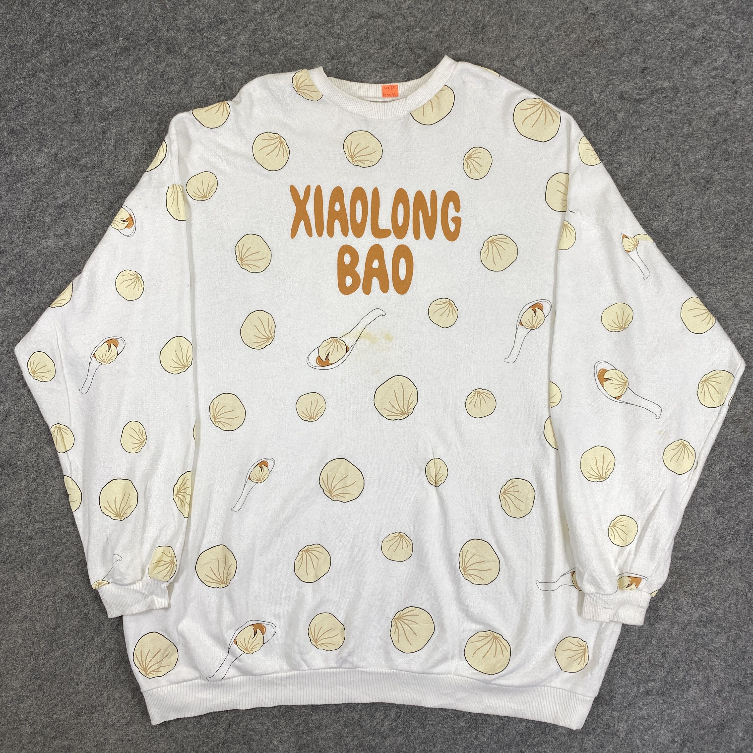 Japanese Brand Vintage Punyus Xiaolongbao City Full Print Sweatshirt- SW049 Size US XXL / EU 58 / 5 - 1 Thumbnail