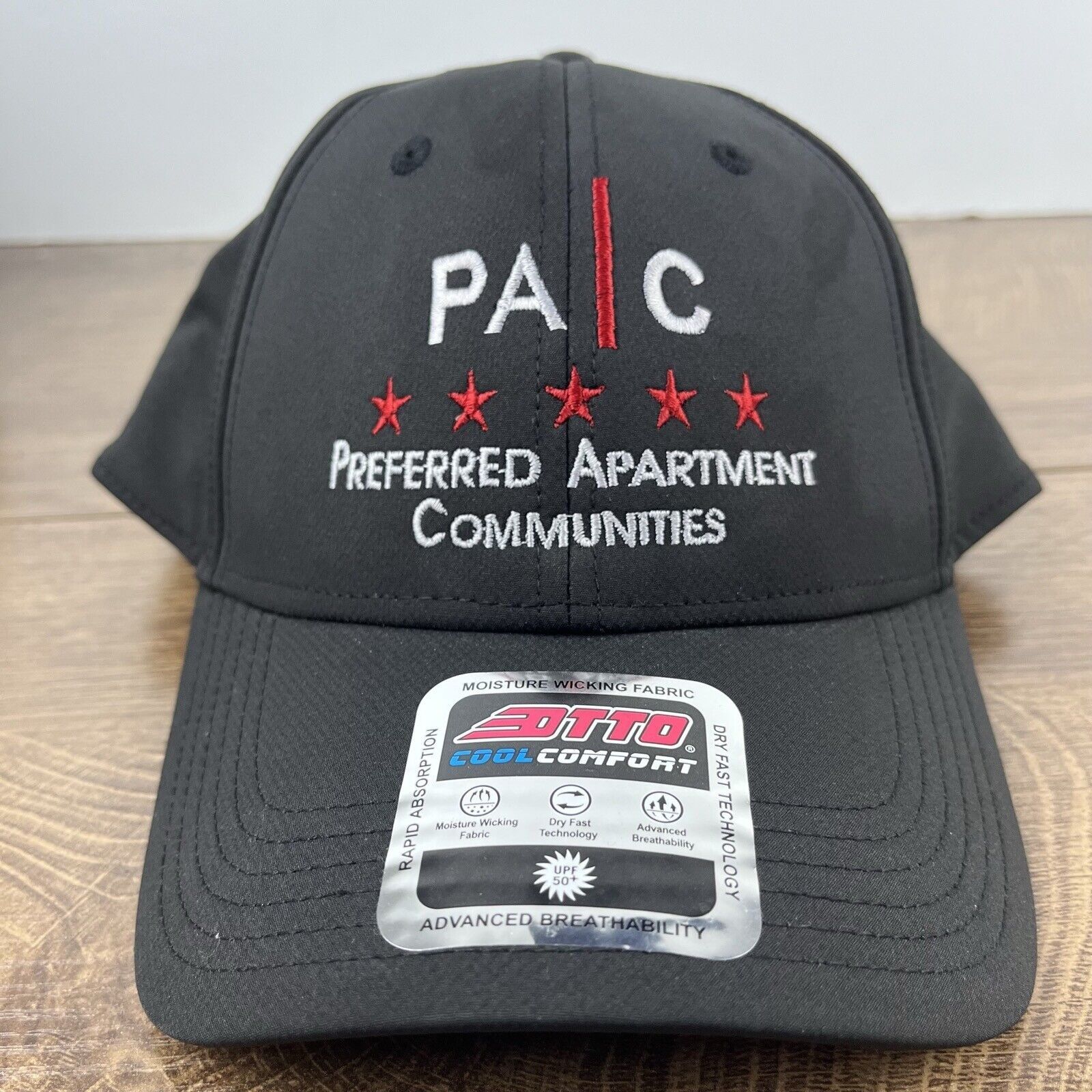 Other PAC Hat Preferred Apartment Communities Hat Black Cap Adjust Size ONE SIZE - 3 Thumbnail