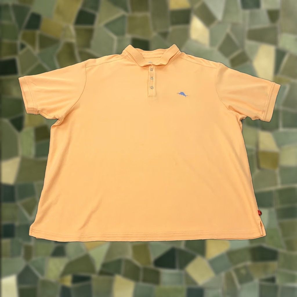 Tommy Bahama Tommy Bahama Polo Golf Shirt Mens 2XL Orange Embroidered Shirt Polo 2XL Mens Orange Embroidered Size US XXL / EU 58 / 5 - 1 Thumbnail