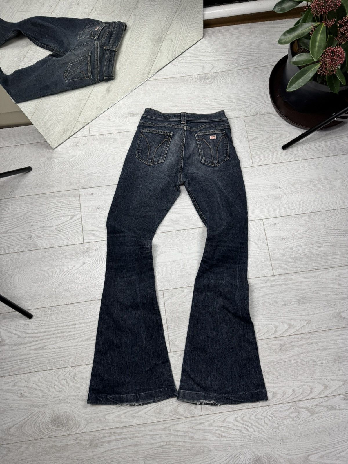 Miss Sixty × Vintage Y2K Miss Sixty Vintage Flared Nixie Jeans Size 25" / US 0 / IT 36 - 8 Thumbnail