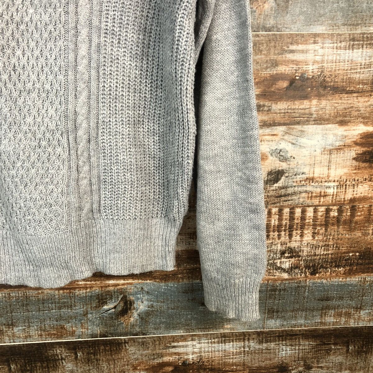 Homespun Knitwear × Japanese Brand Khalita vintage Grey Knitwear #A1700 Size US L / EU 52-54 / 3 - 8 Thumbnail