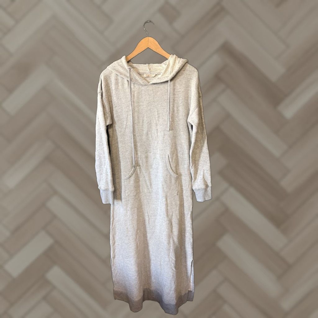 Soft Surroundings Soft Surroundings Hooded Gray Long Sleeve Pullover Sweater Womens Medium Size Day Lounger Size M / US 6-8 / IT 42-44 - 1 Thumbnail
