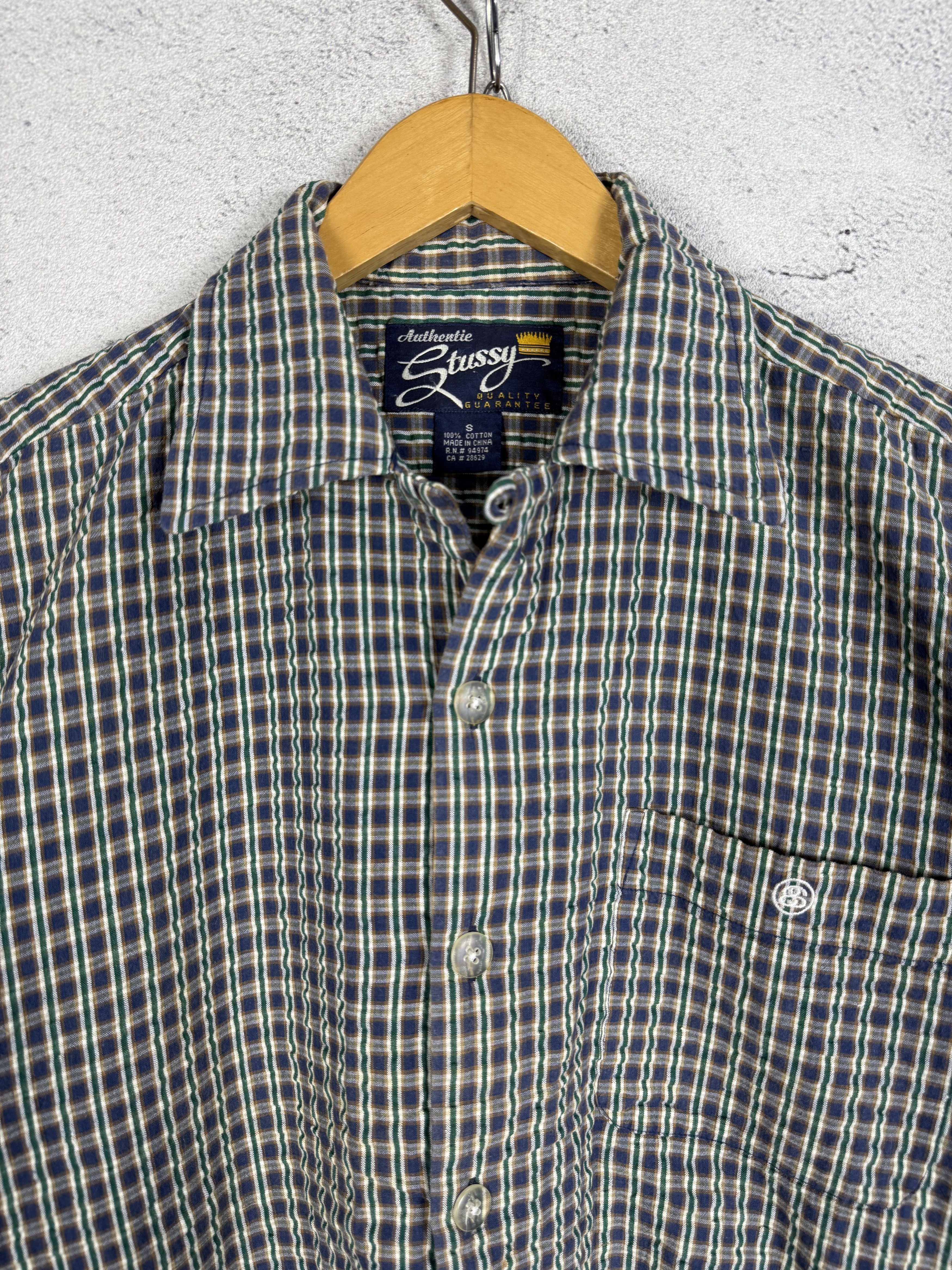 Stussy Vintage Stussy Plaid Shirt Size US S / EU 44-46 / 1 - 4 Thumbnail