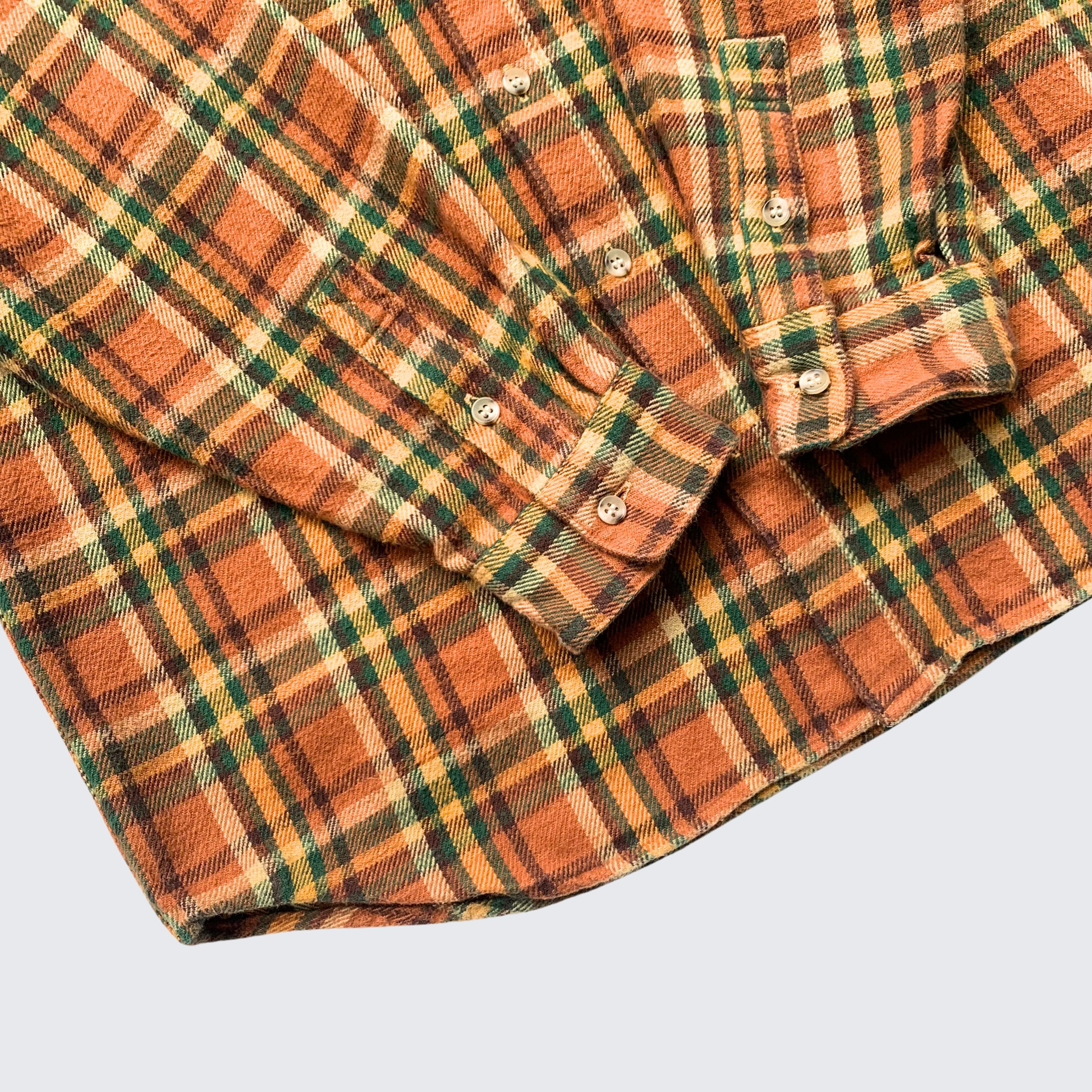 Designer × Japanese Brand Mademoiselle NON NON Japan 2000s Mens Flannel Longshirt Size US M / EU 48-50 / 2 - 3 Thumbnail