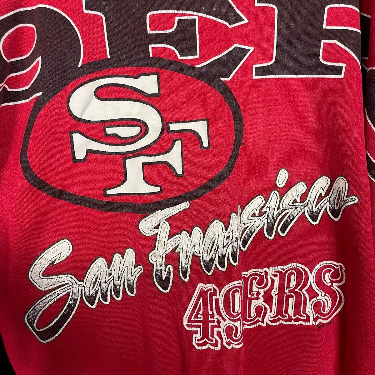 Vintage Vintage 80s San Fransisco 49ers Pullover Sweatshirt Size US L / EU 52-54 / 3 - 10 Thumbnail